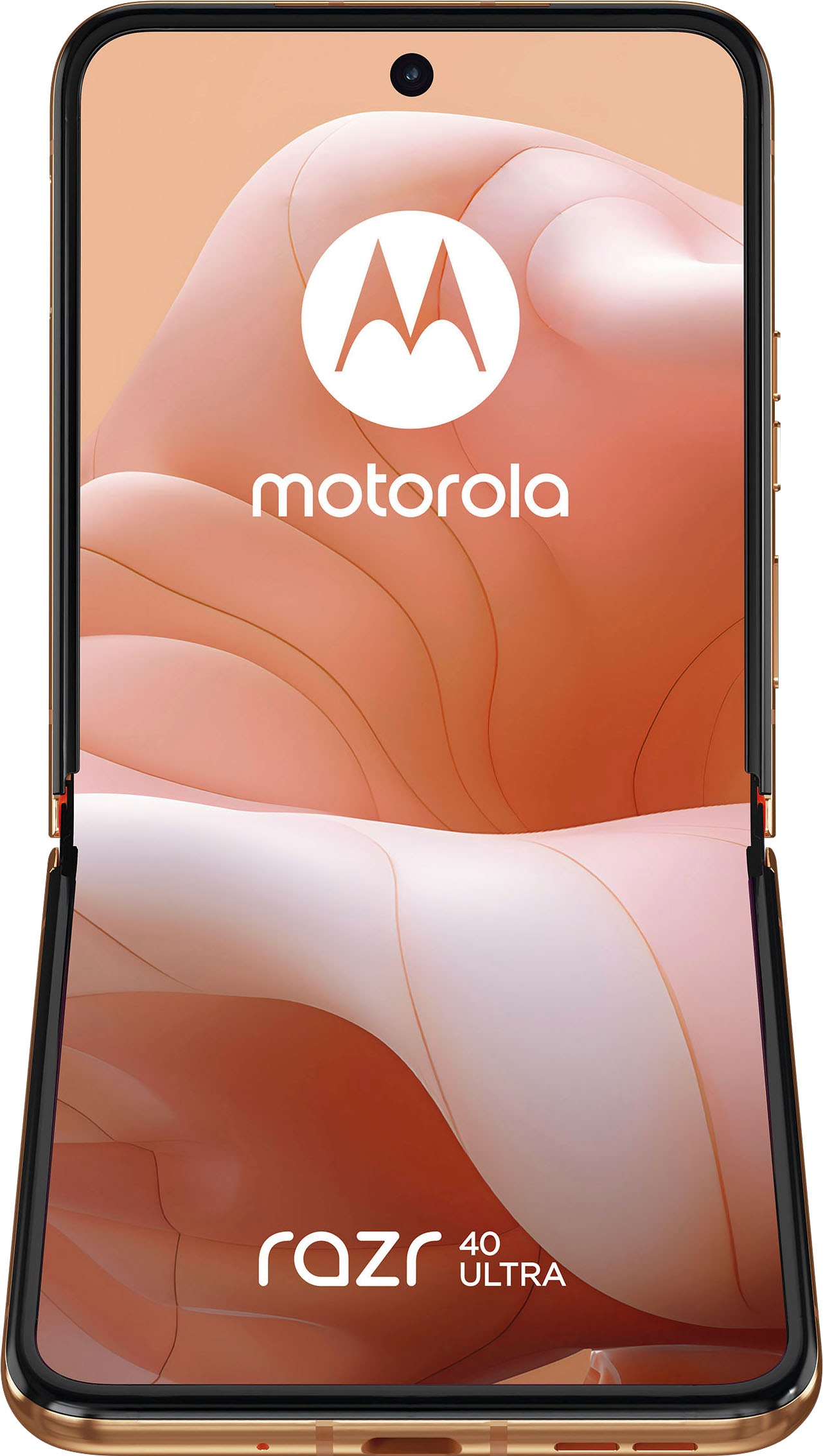 Motorola Smartphone »Motorola razr40 ultra« Peach Fuzz
