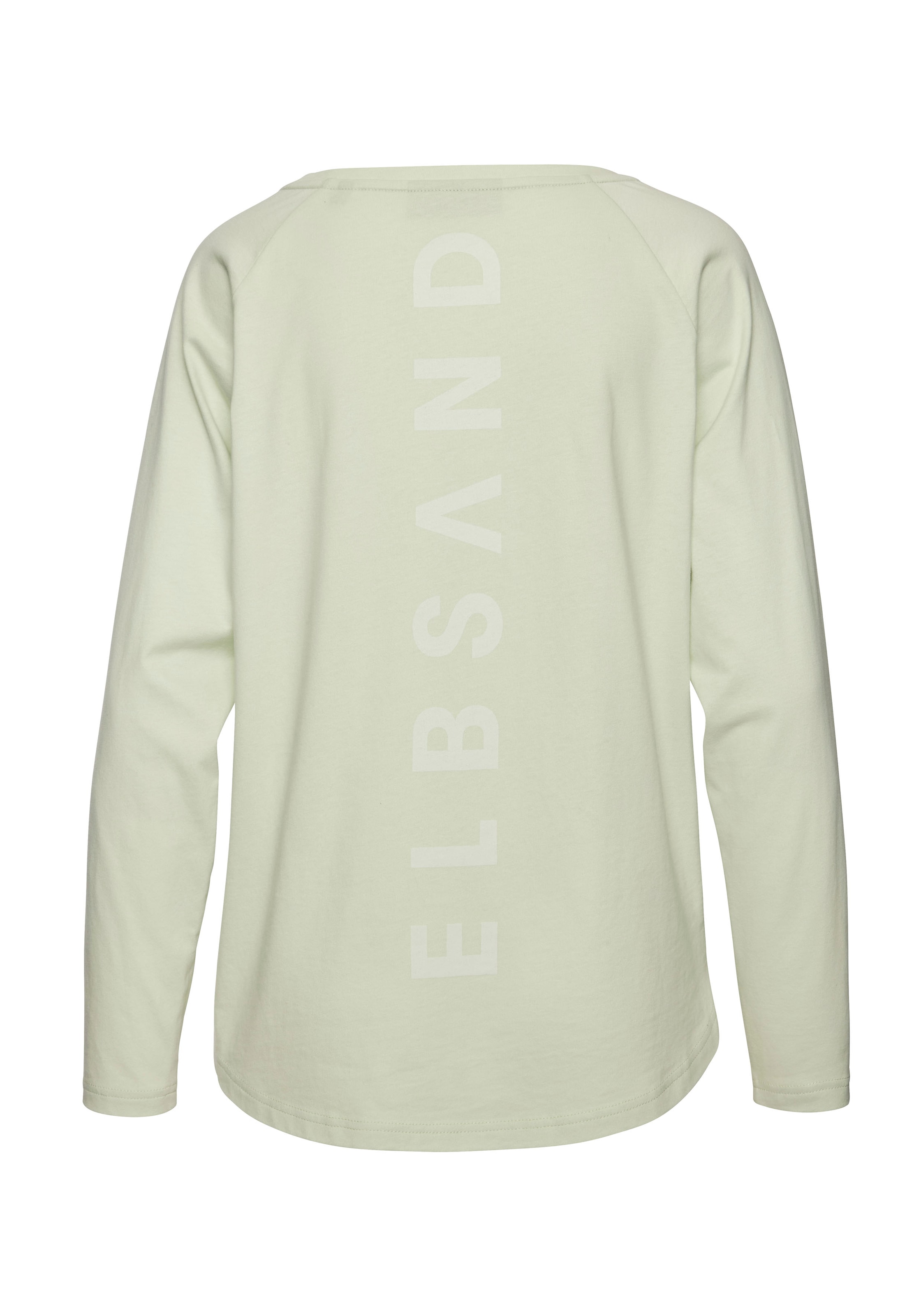 Elbsand Longsleeve »Tinna«, mit Logodruck hinten, Langarmshirt aus Baumwoll-Mix, sportlich-casual