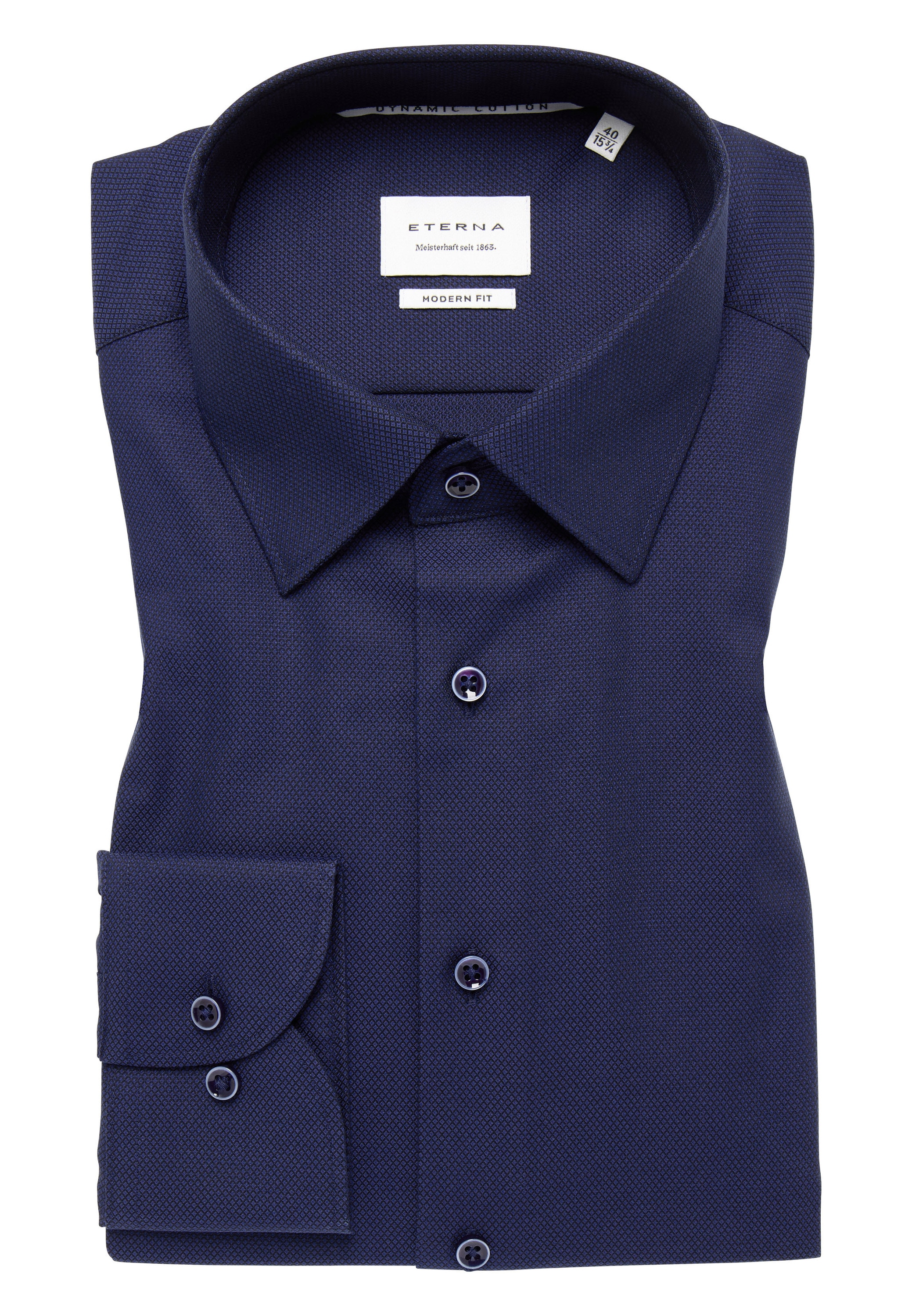 Eterna Langarmhemd »MODERN FIT« NON IRON (bügelfrei)