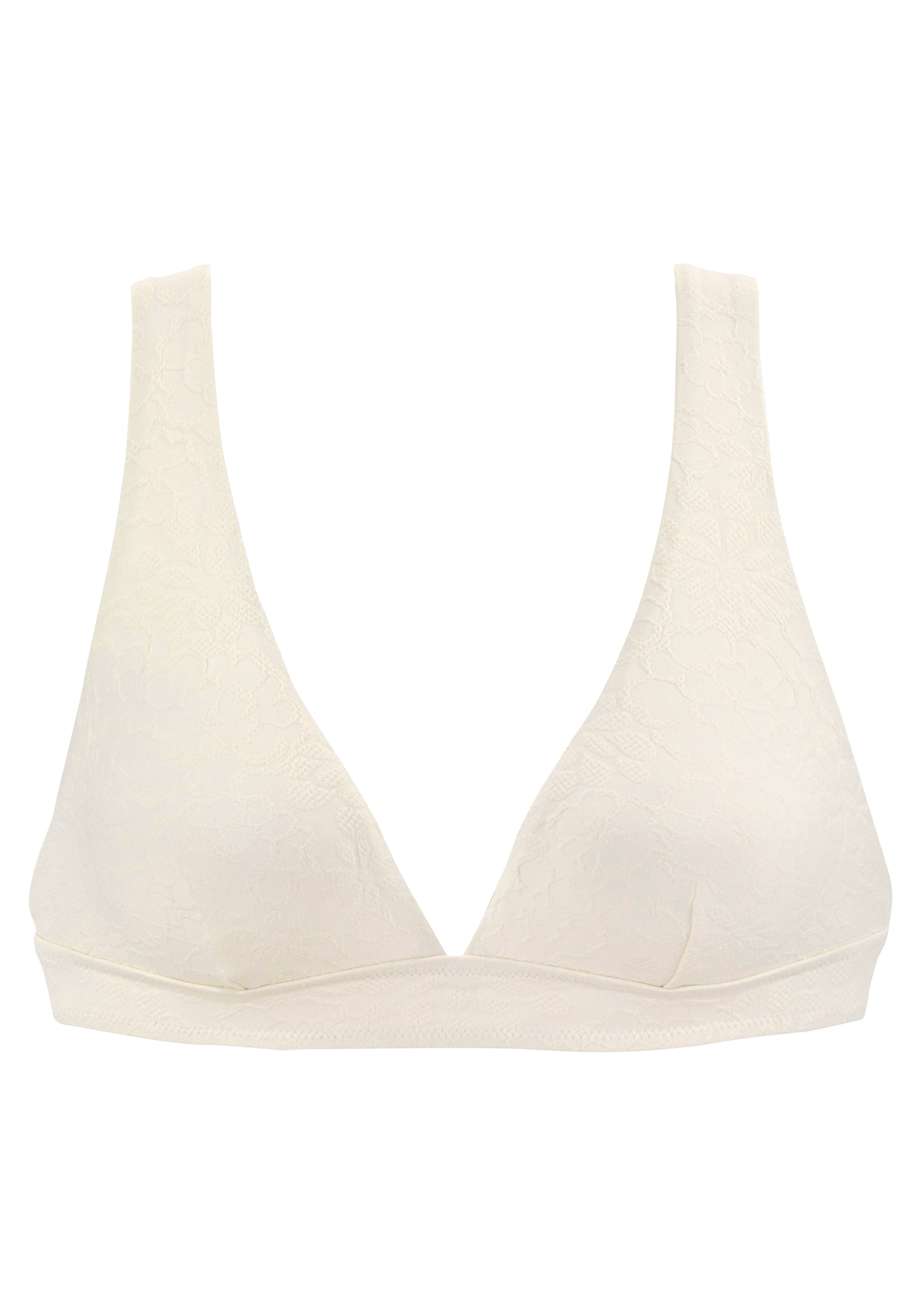 Buffalo Triangel-Bikini-Top »Bubble«, mit floraler Struktur