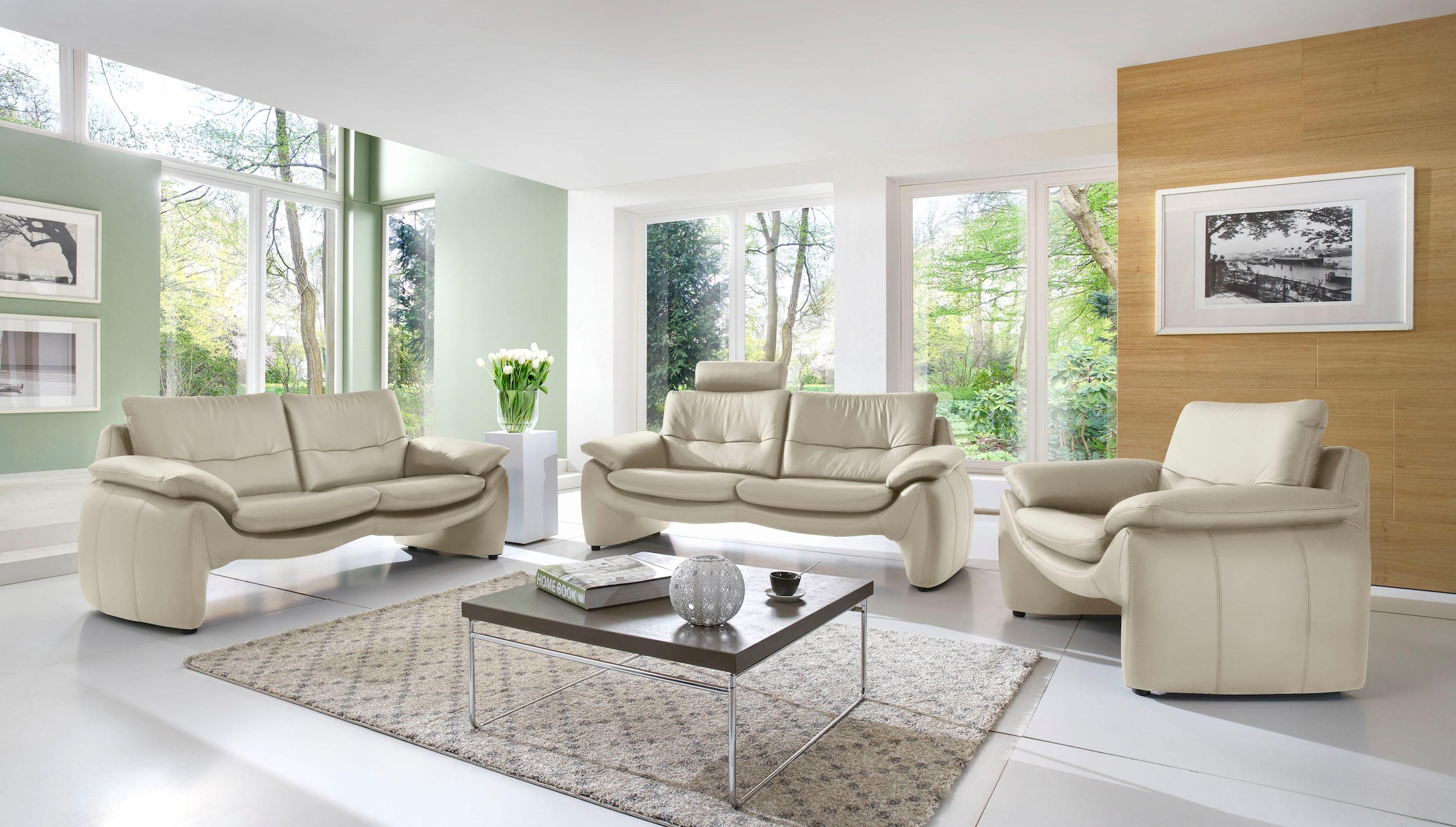 PLACES OF STYLE 2-places »Luna« in einzigartiger Optik