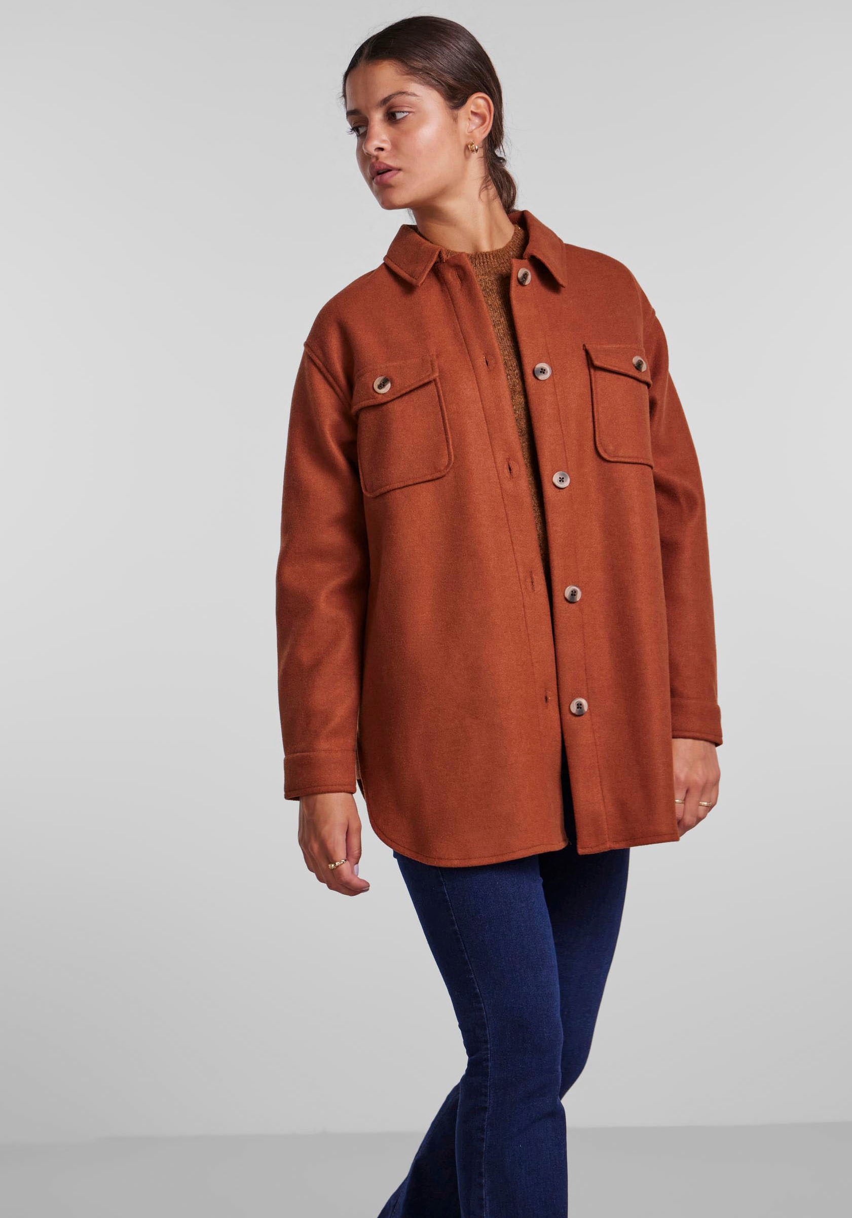 Image of pieces Hemdjacke »PCJUDY SHACKET« bei Ackermann Versand Schweiz