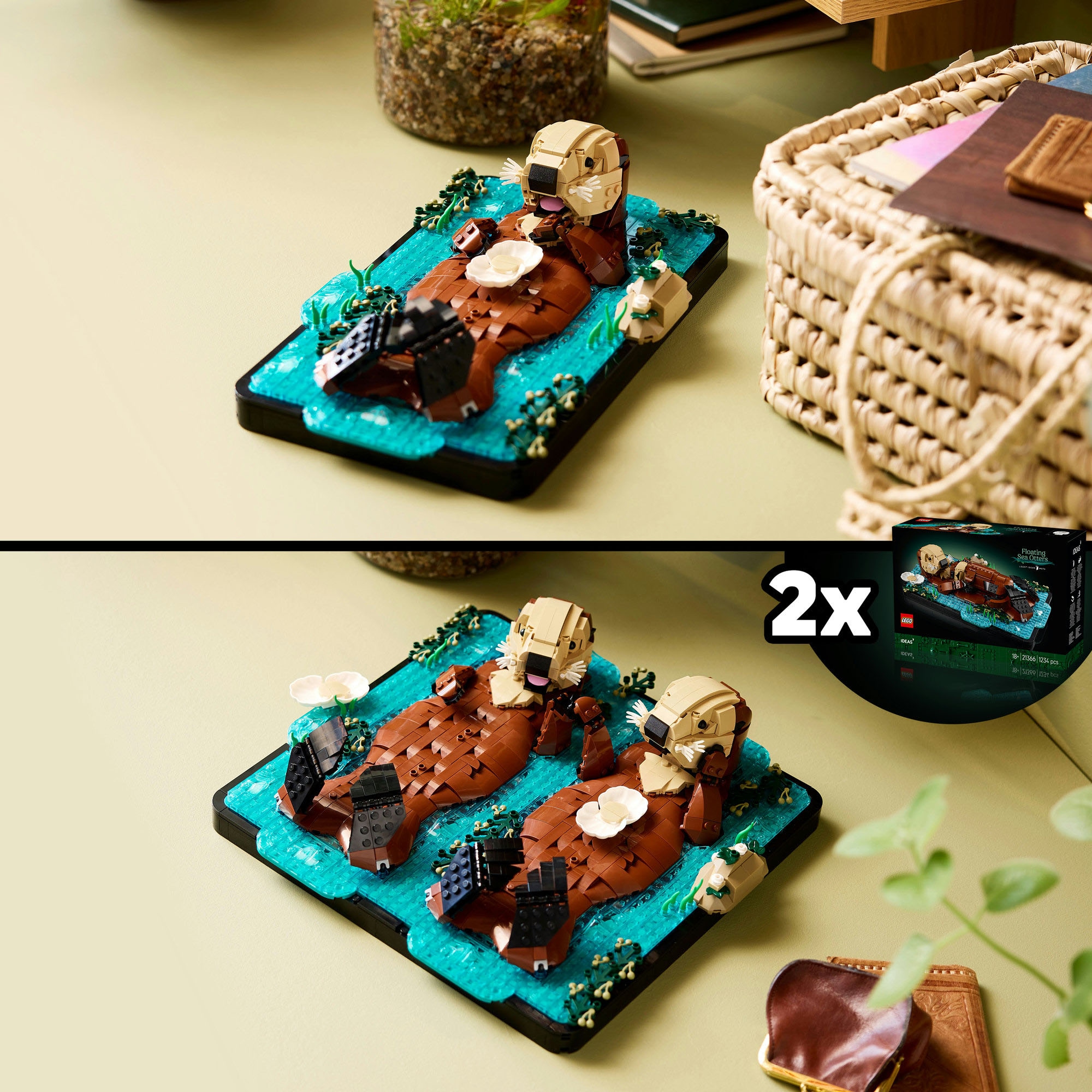 LEGO® Pions de construction »Schwimmende Otter (21366), LEGO Ideas«