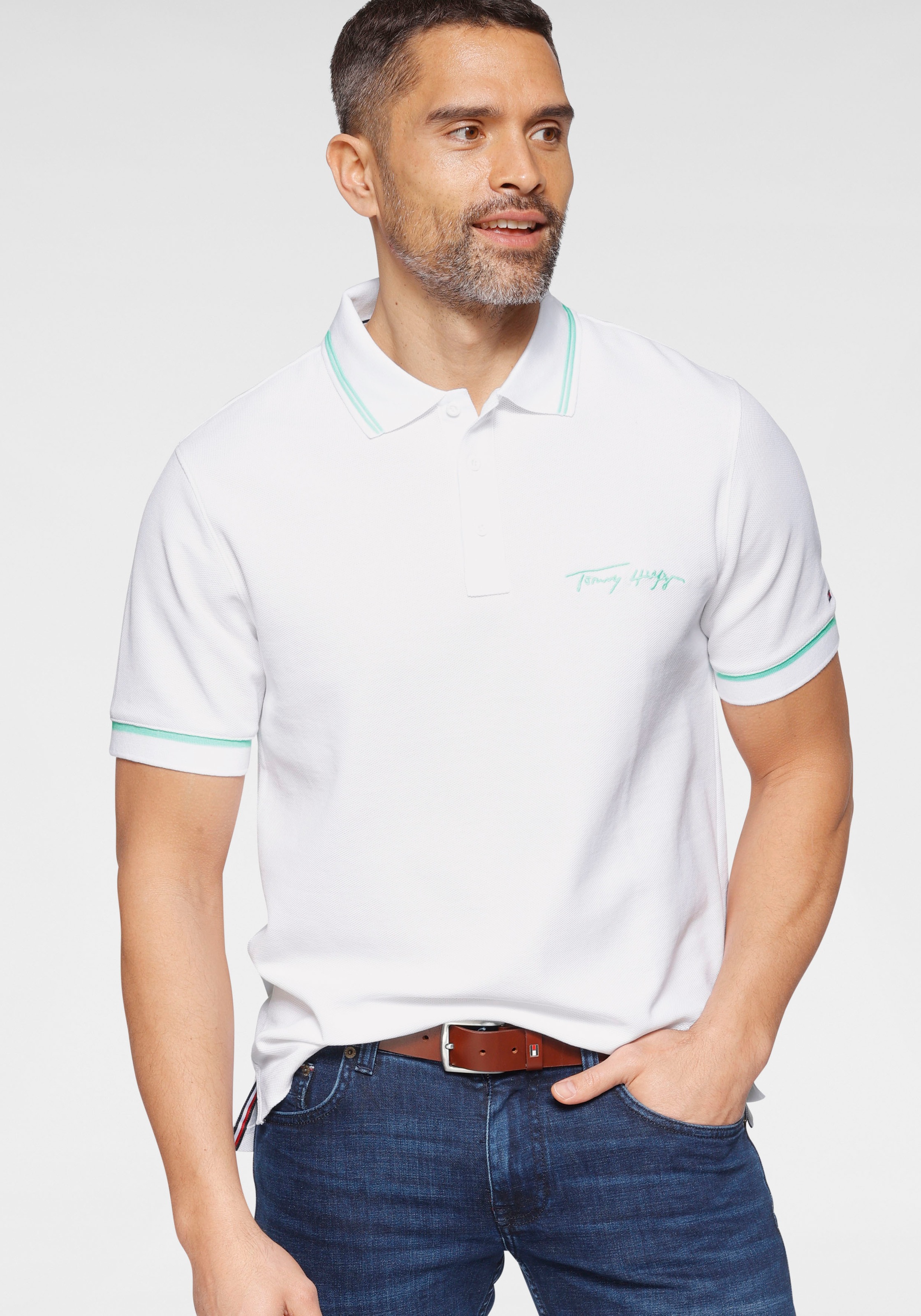 Image of Tommy Hilfiger Poloshirt »TOMMY SIGNATURE CASUAL POLO« bei Ackermann Versand Schweiz