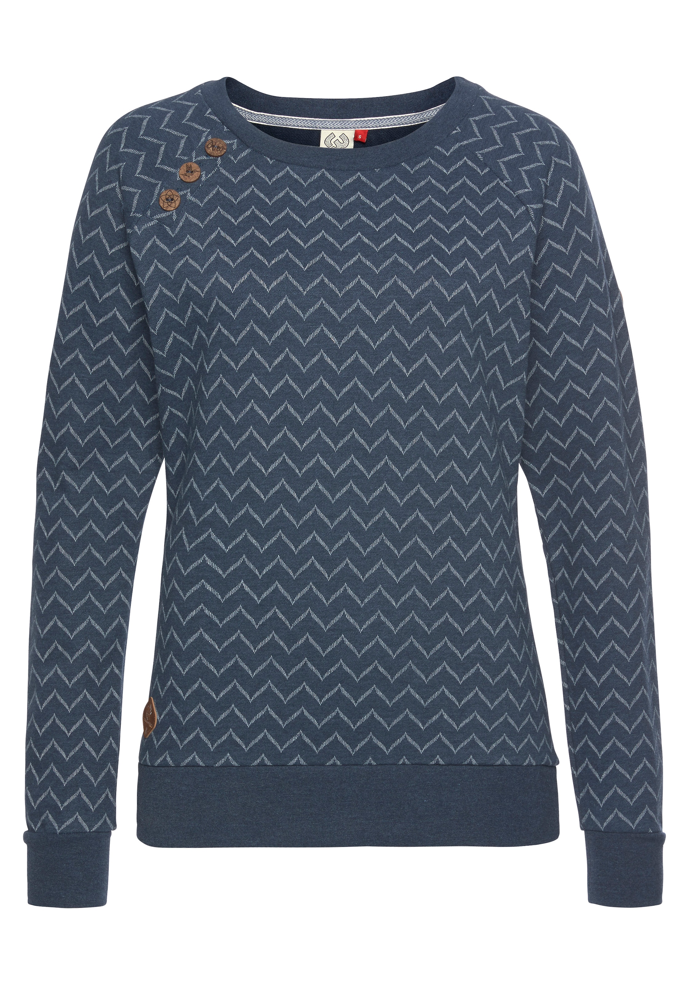 Image of Ragwear Sweatshirt »DARIA ZIG ZAG«, mit Zig-Zag-Allover-Druck bei Ackermann Versand Schweiz