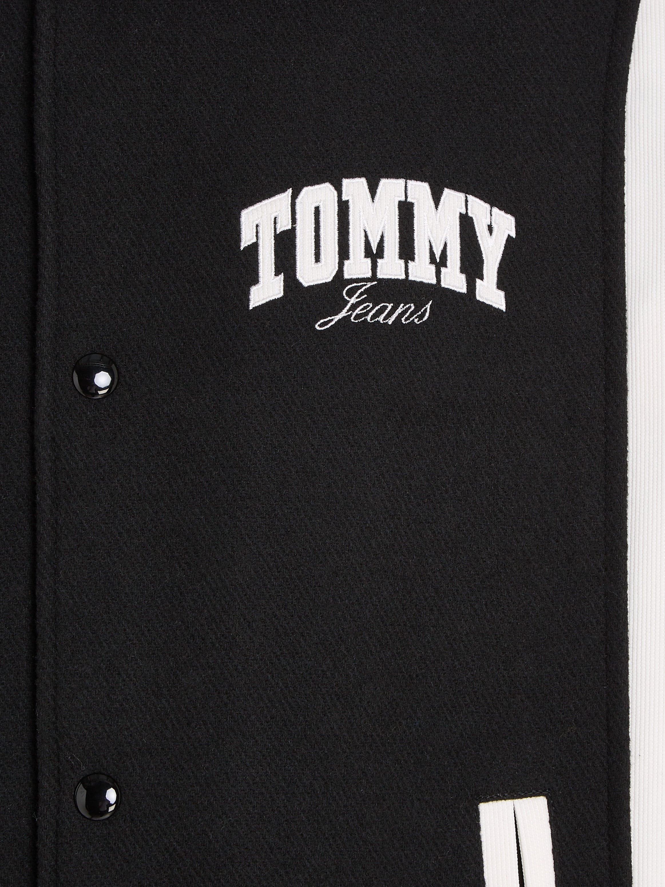 Tommy Jeans Kurzjacke »TJM CORD WOOL MIX LETTERMAN«
