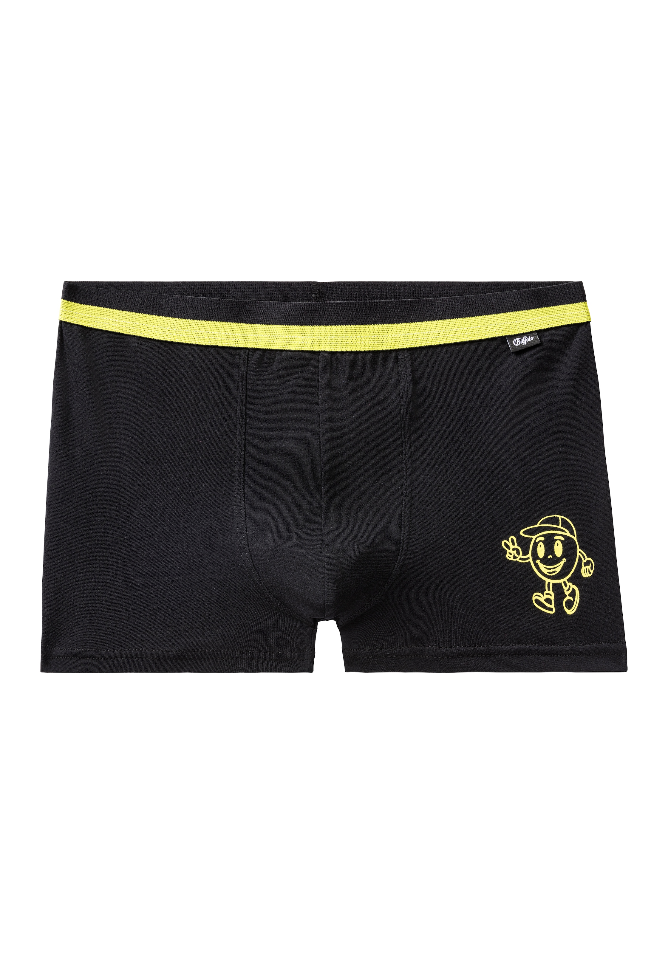 Buffalo Boxer »Boxershorts für Jungen« Packung, 4 Stk. mit witzigen Icons bedruckt