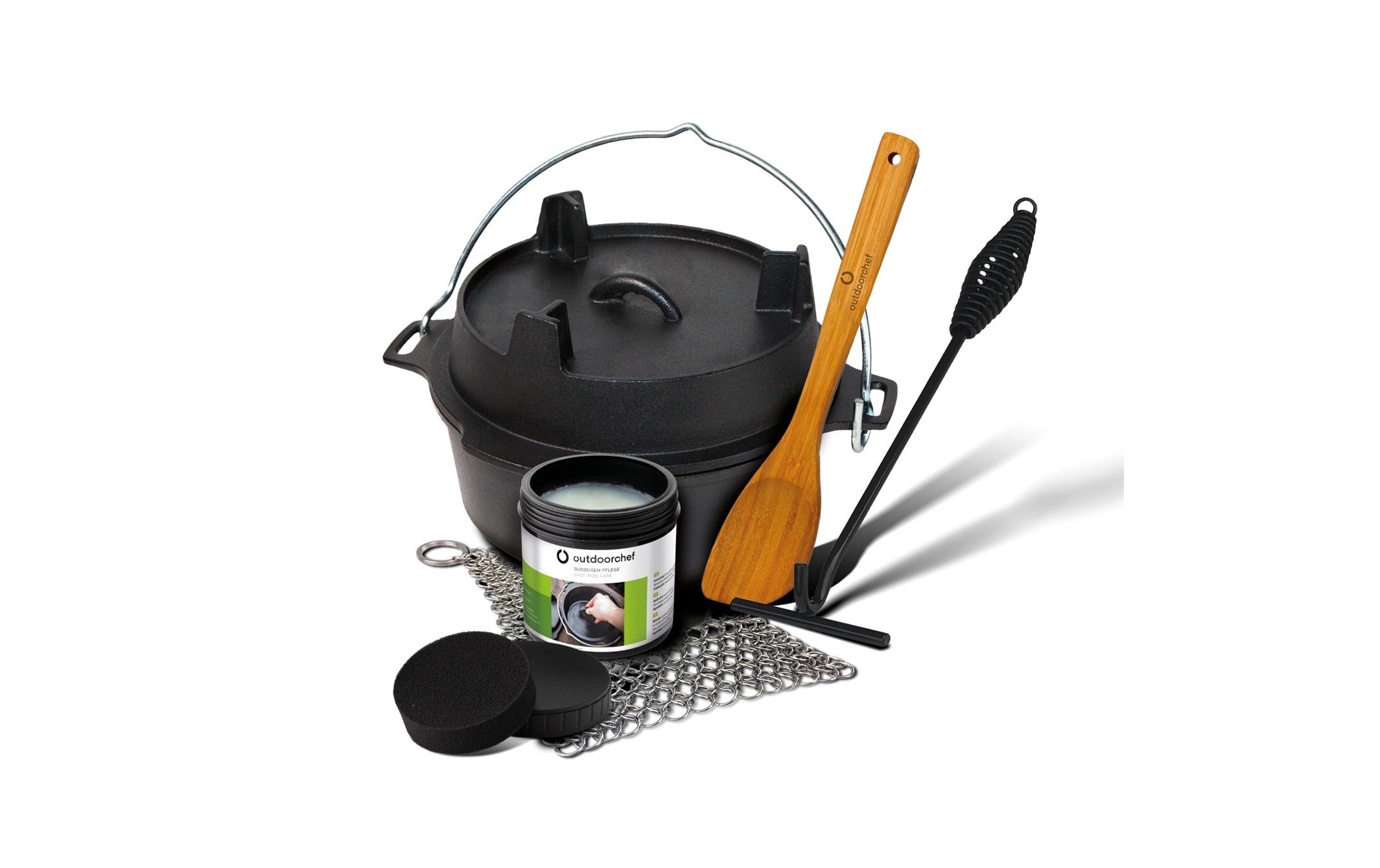 Image of OUTDOORCHEF Grilltopf "Oven Set No. 4 3,8 l" Gusseisen