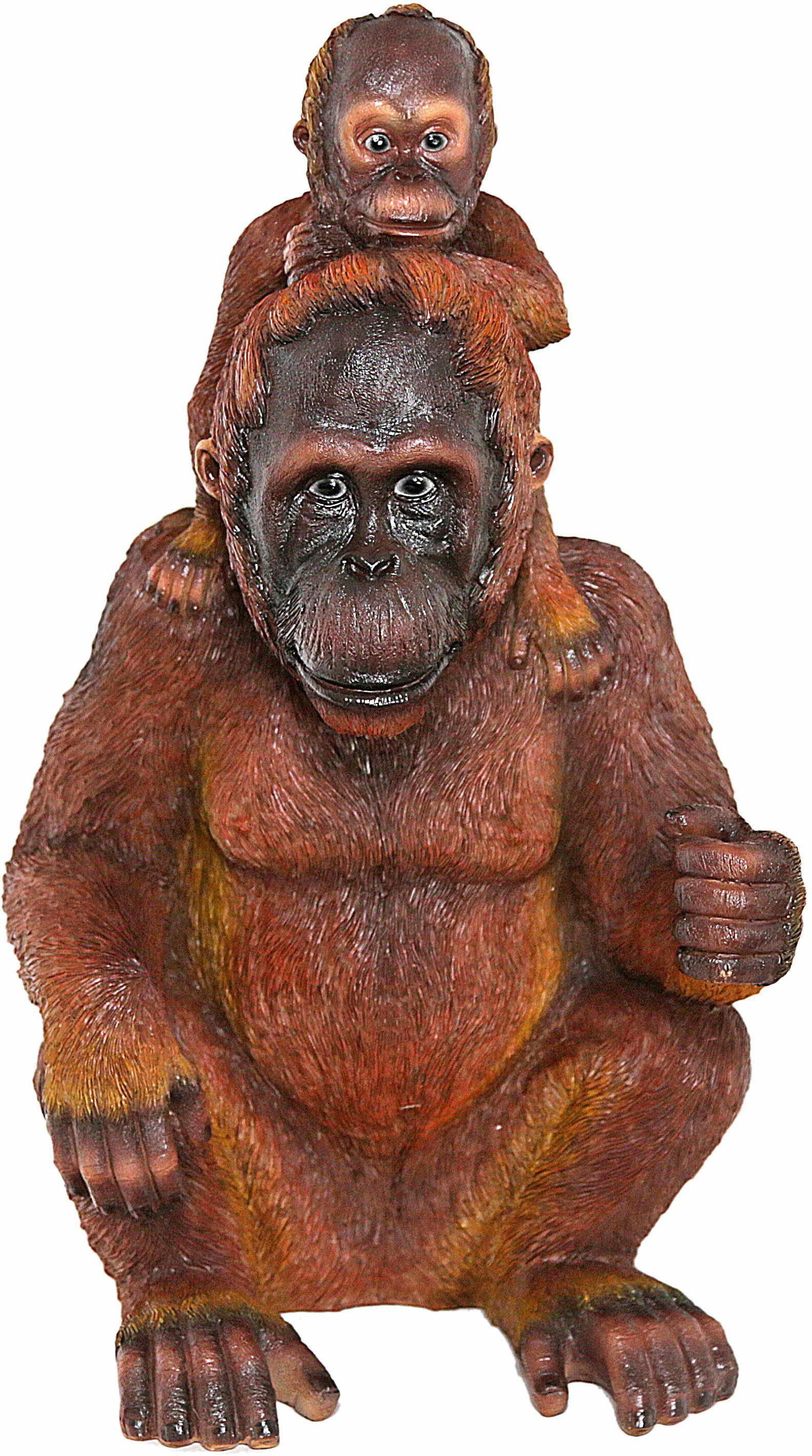 Image of Casa Collection by Jänig Tierfigur »Orangutan mit Jungen auf Schultern. Höhe: 42cm«, (1 St.) bei Ackermann Versand Schweiz