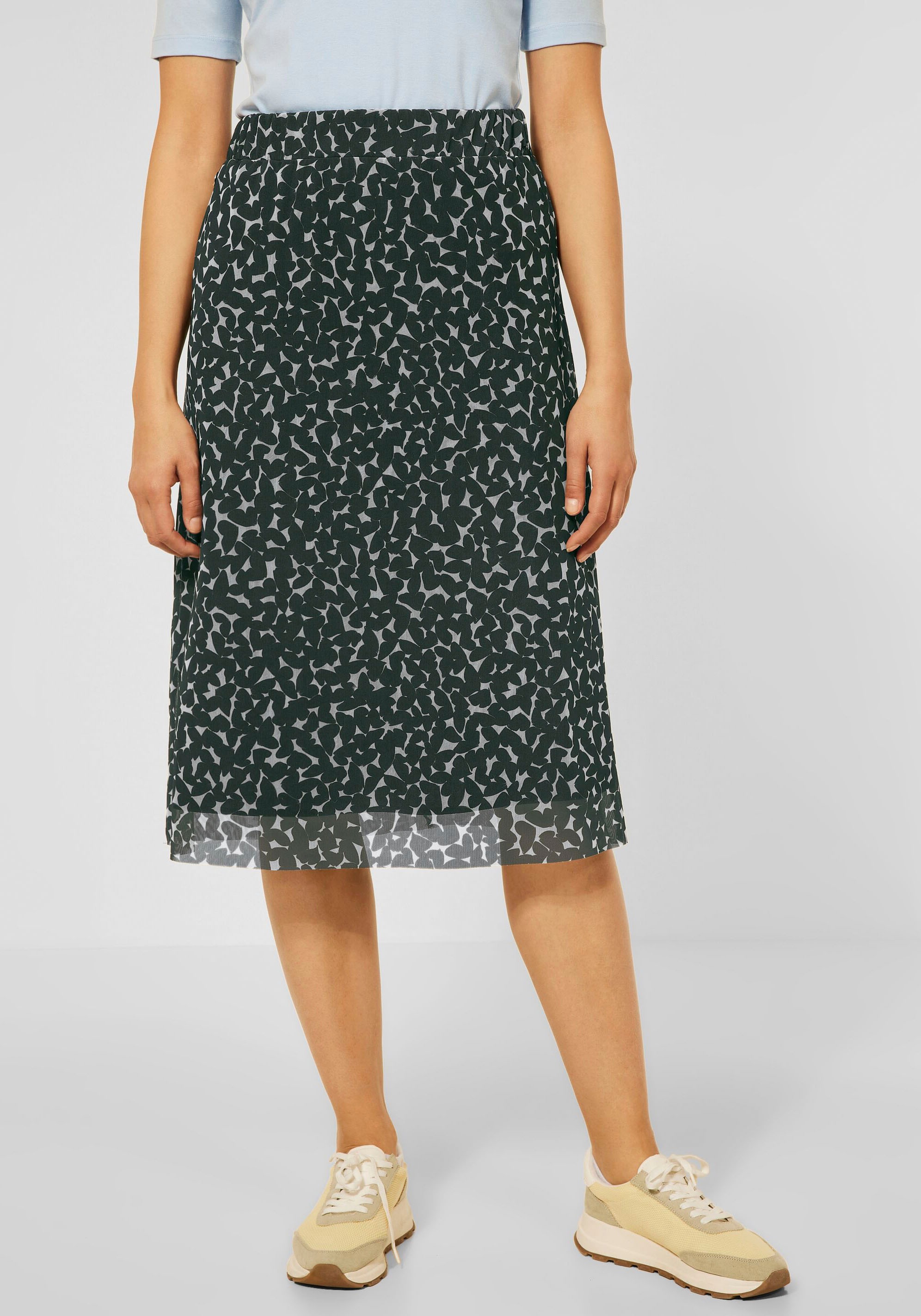 Image of STREET ONE Midirock, mit Schmetterlingsprint bei Ackermann Versand Schweiz