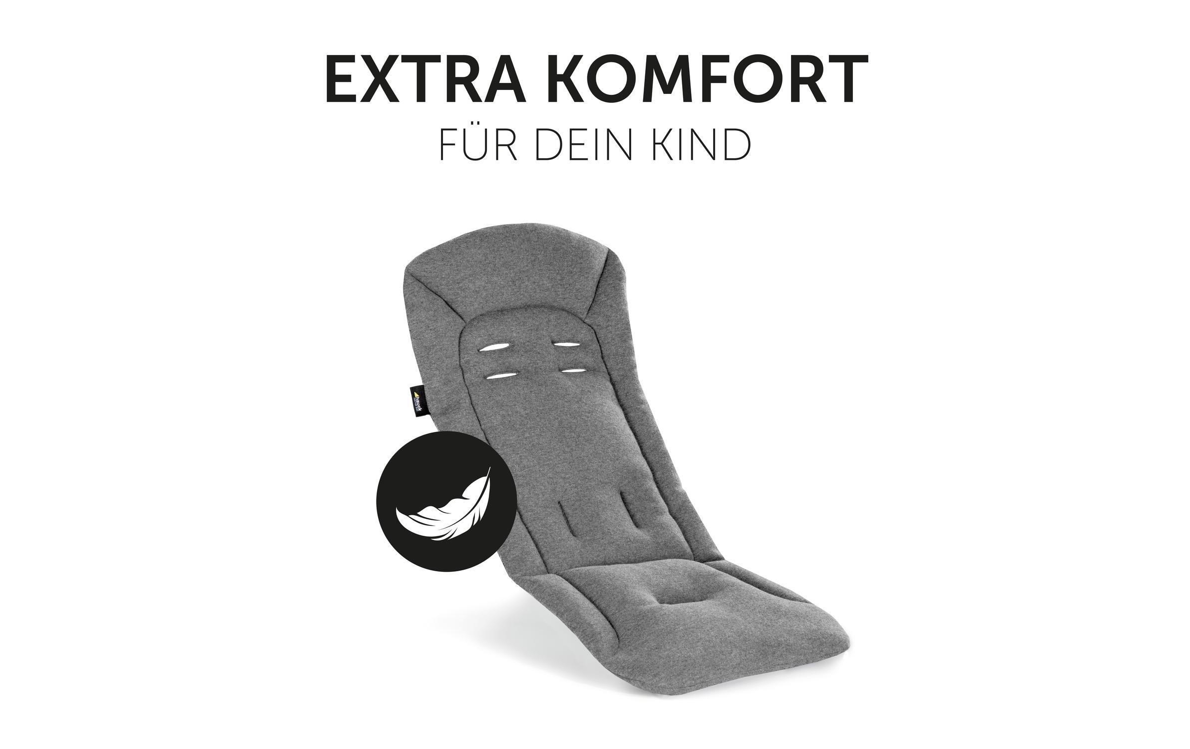 Hauck Kinderwagen-Sitzauflage »Charcoal«