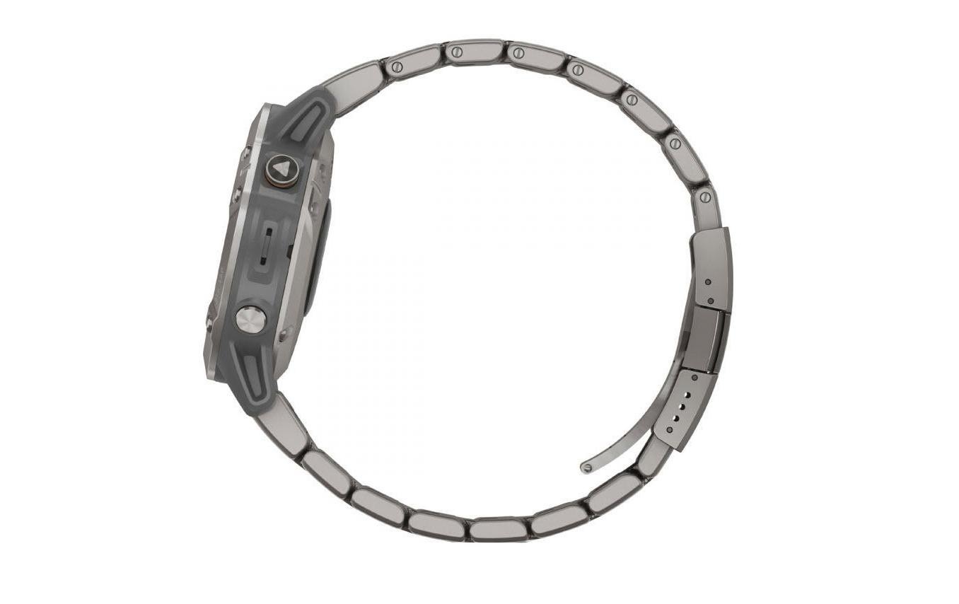 Garmin Smartwatch »Fenix 6 Sapphire Titanium Gray«,)