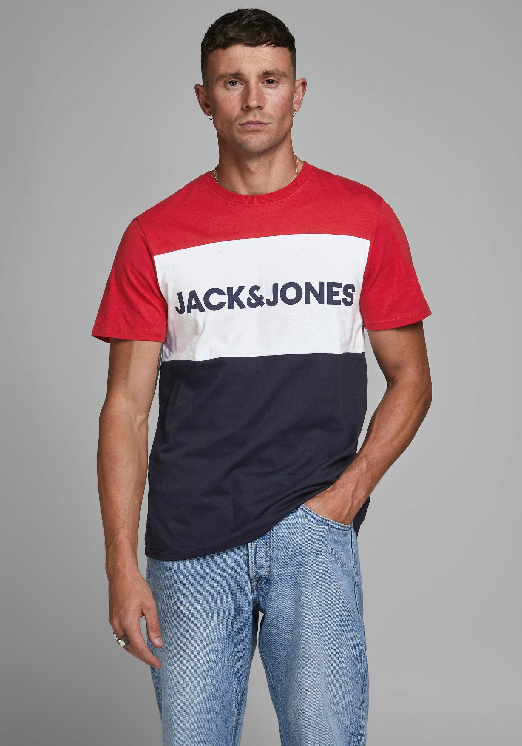 Image of Jack & Jones T-Shirt »LOGO BLOCKIN« bei Ackermann Versand Schweiz