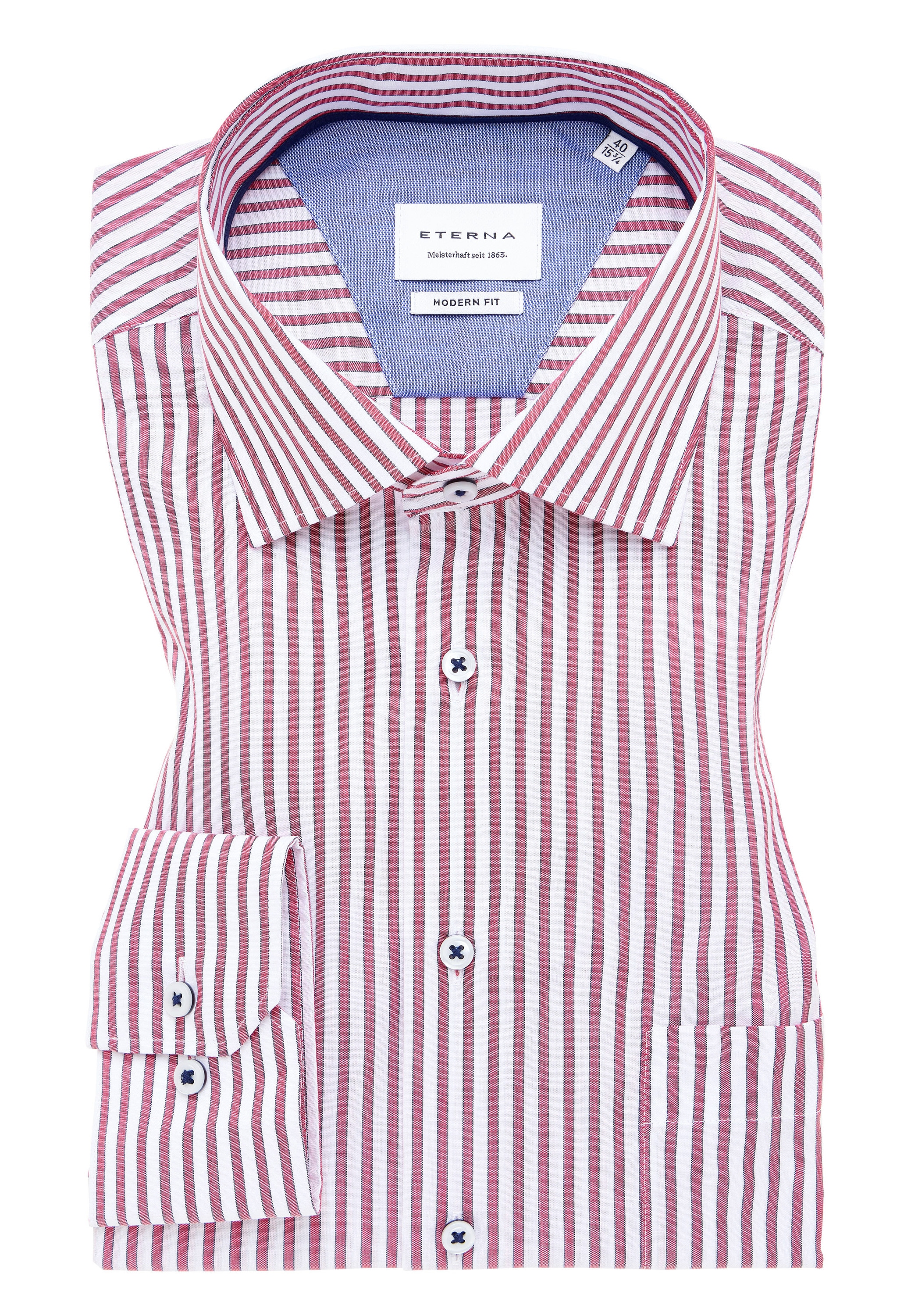 Eterna Langarmhemd »MODERN FIT« NON IRON (bügelfrei)