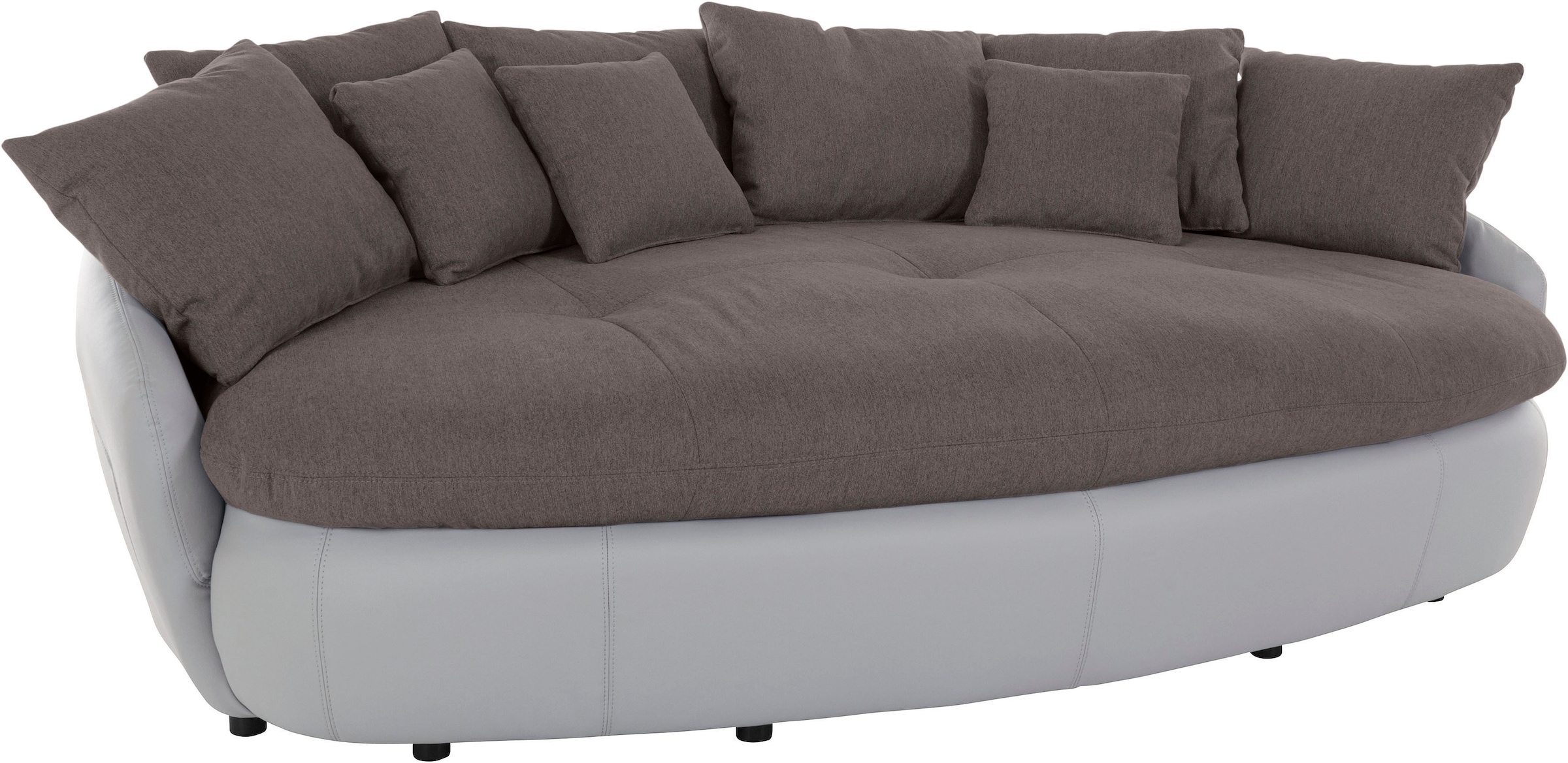 COTTA Big-Sofa »Aruba« gemütliches Megasofa in XXL in organischer Form mit vielen Kissen