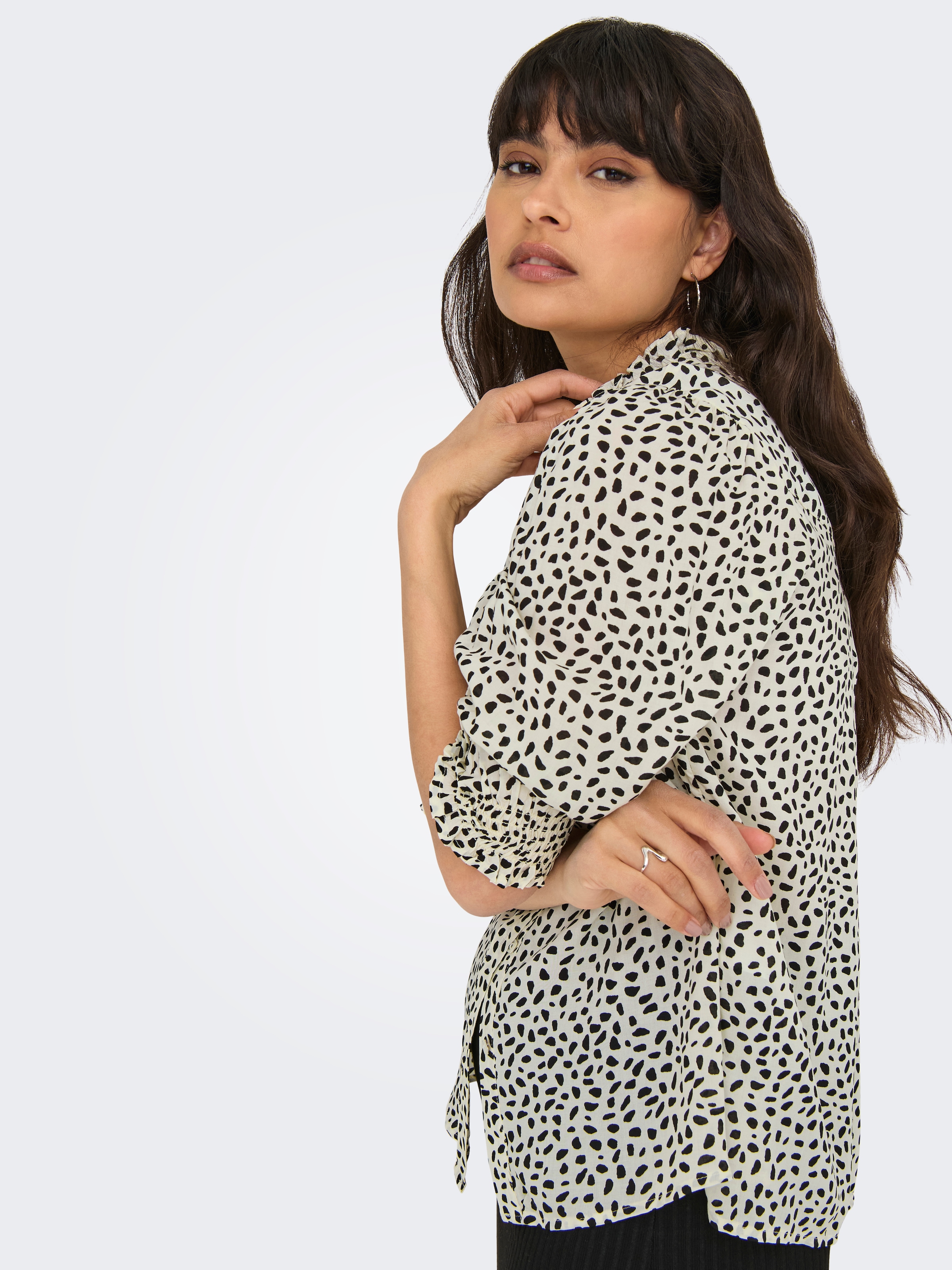 ONLY Kurzarmbluse »ONLRAYA 3/4 SHIRT WVN NOOS«