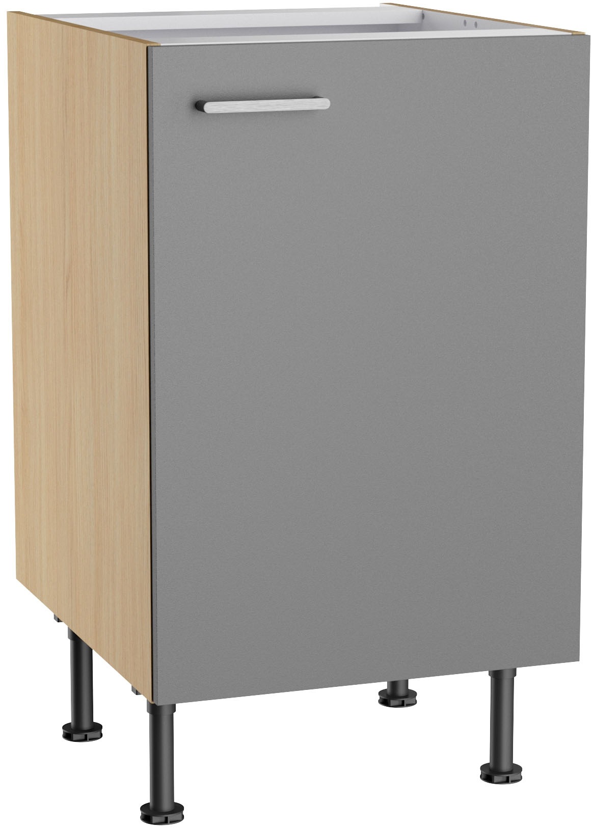 Image of KOCHSTATION Unterschrank "KS-Lucy" Breite 50 cm, mit 1 Tür, 1 Einlegeboden, Soft-Close, verstellbare Füsse