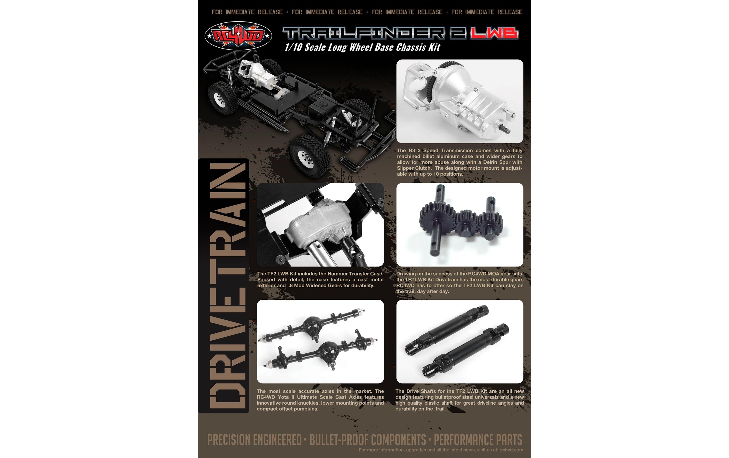 RC-Monstertruck »RC4WD Trail Finder 2 LWB Chassis Kit,«