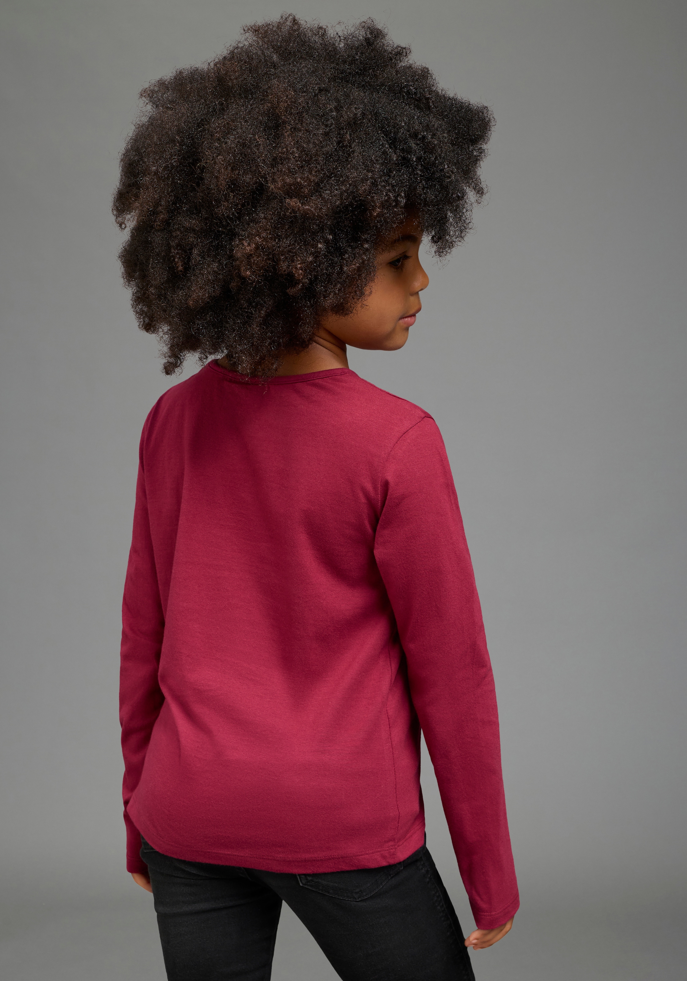KIDSWORLD T-shirt à manches longues »VIANA Shirt, Disney« manches longues, coupe basique longueur hanches, motif imprimé