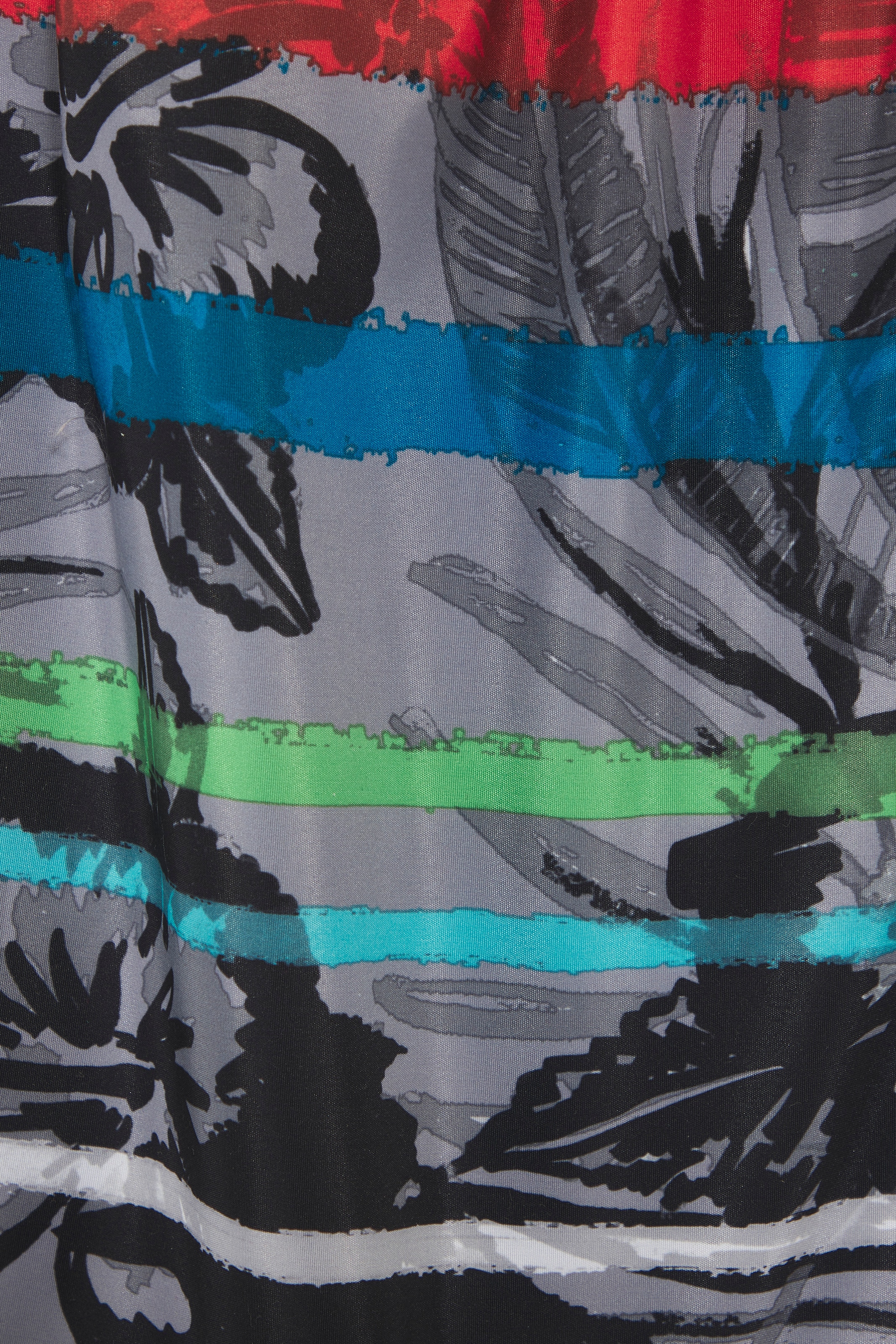 John Devin Short de bain mit floralem Design