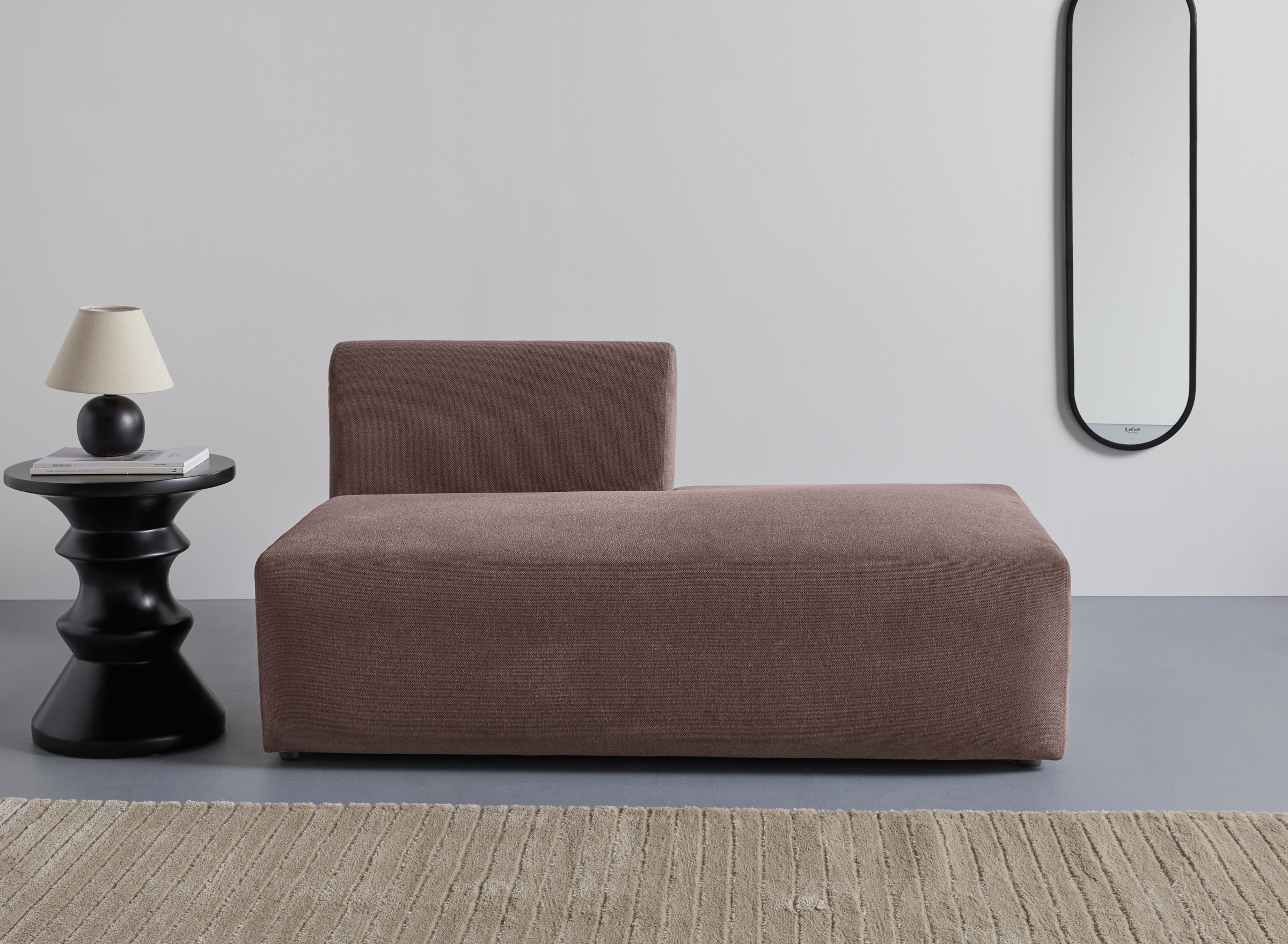 Image of LeGer Home by Lena Gercke Chaiselongue "LYZA Open end, Loungemöbel zum Relaxen, Masse B/T/H: 152/96/74 cm" als Modul oder separat verwendbar, für individuelle Zusammenstellung