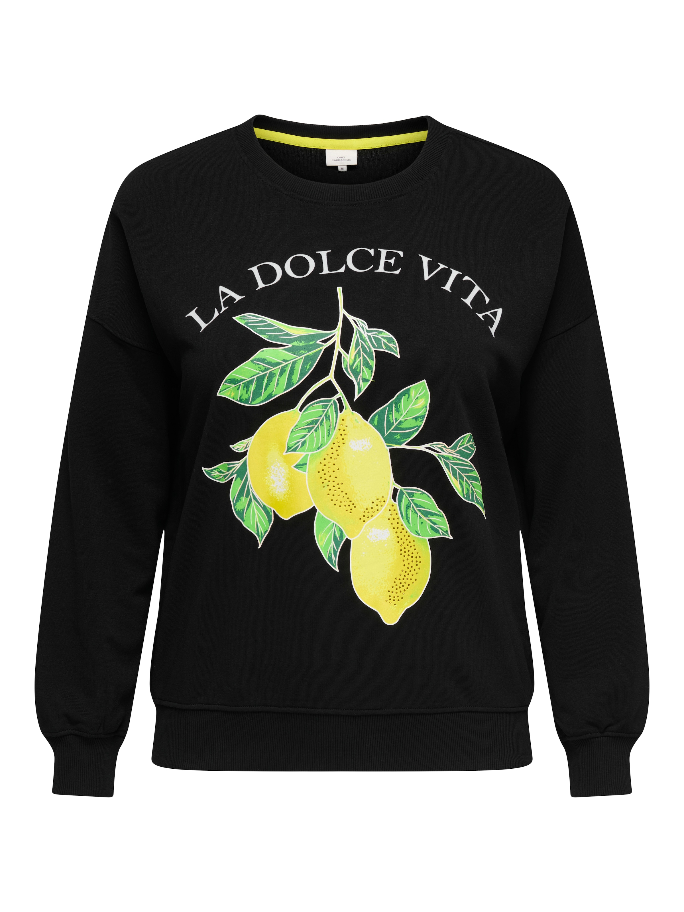 Image of ONLY CARMAKOMA Sweatshirt "CARLACEY LIFE L/S O-NECK SWEAT JRS"