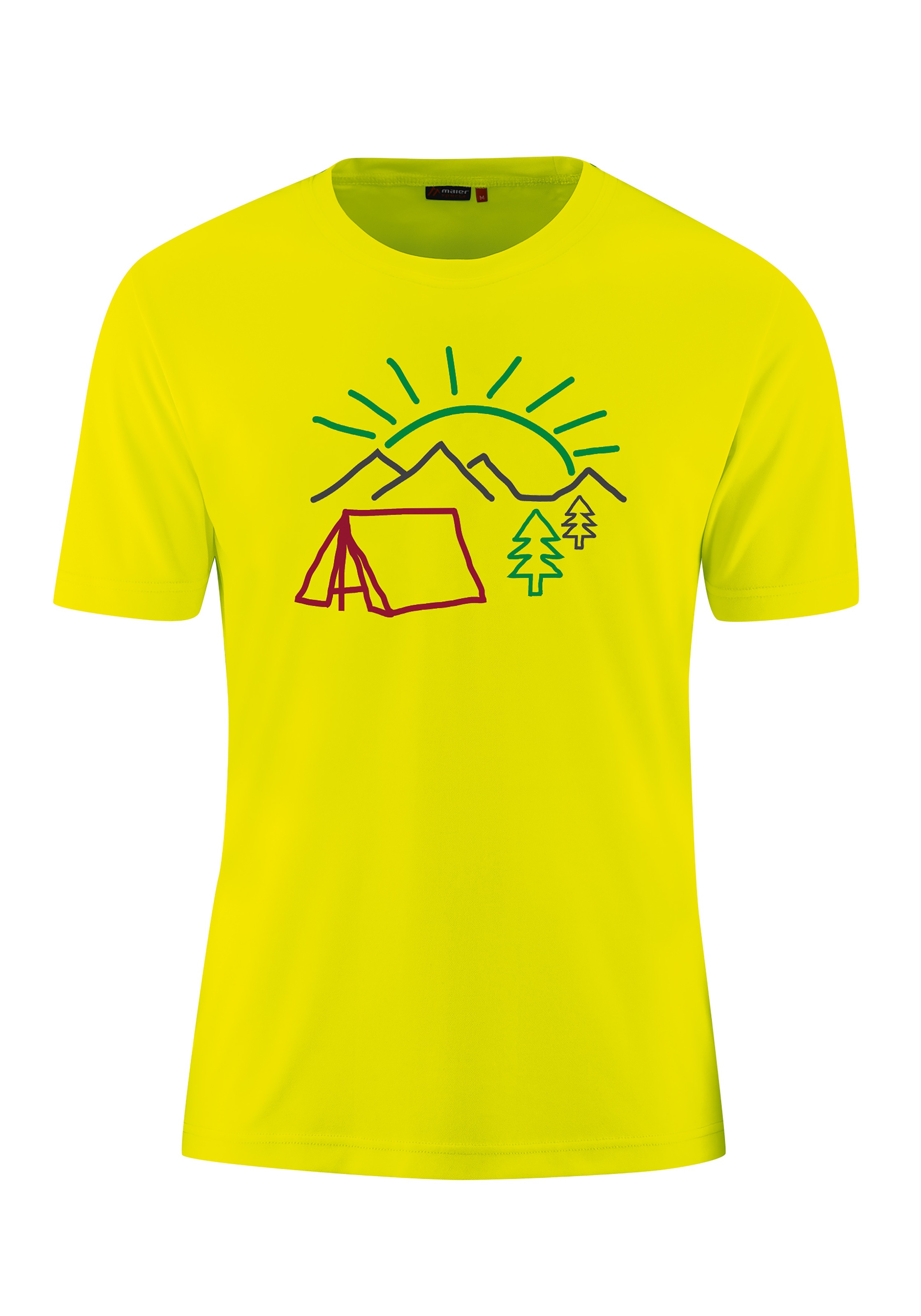 Image of Maier Sports Funktionsshirt »Walter Print«, Funktionales, komfortables T-Shirt mit idealer Passform bei Ackermann Versand Schweiz