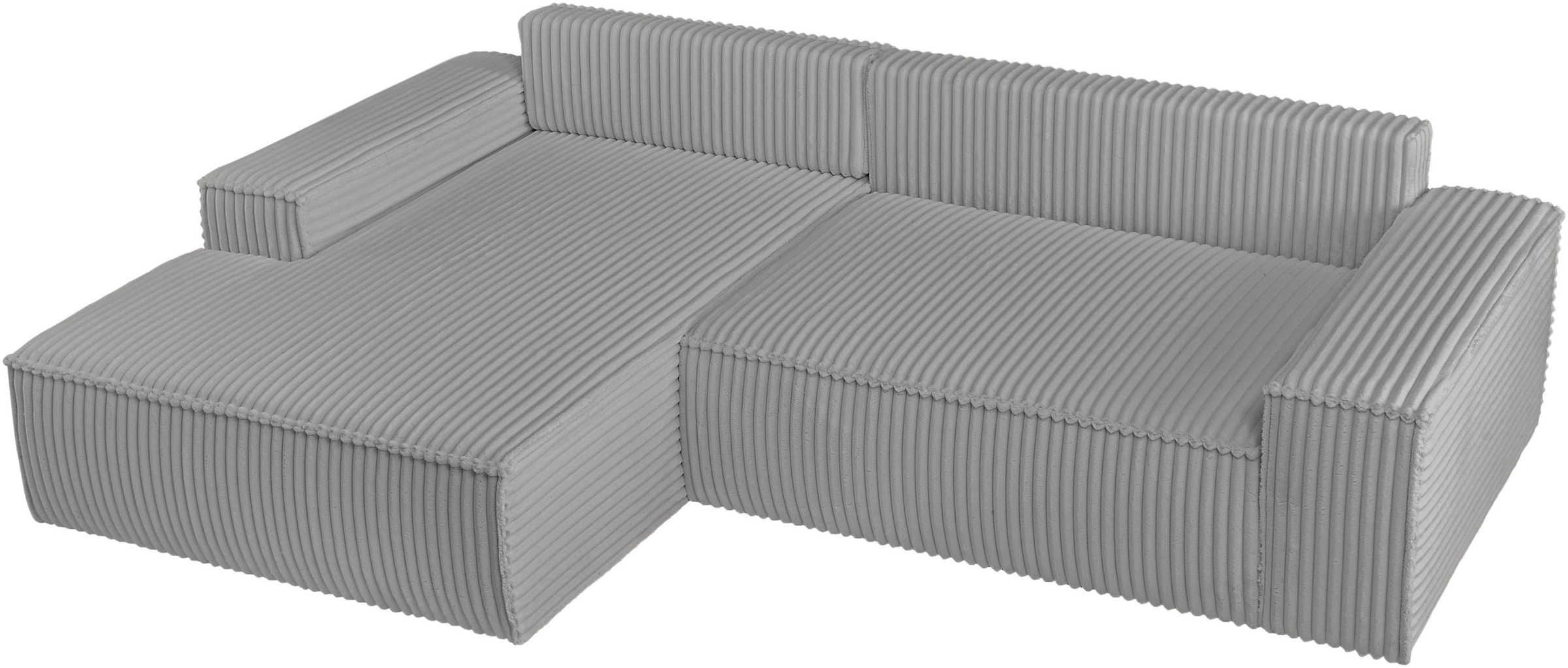 GOODproduct Ecksofa »FINNLEY, Schlafsofa 257 cm - OTTO. Verlässliche Qualität.« verfügbar in den Stoffqualitäten Bouclé, Struktur fein und Mega Cord