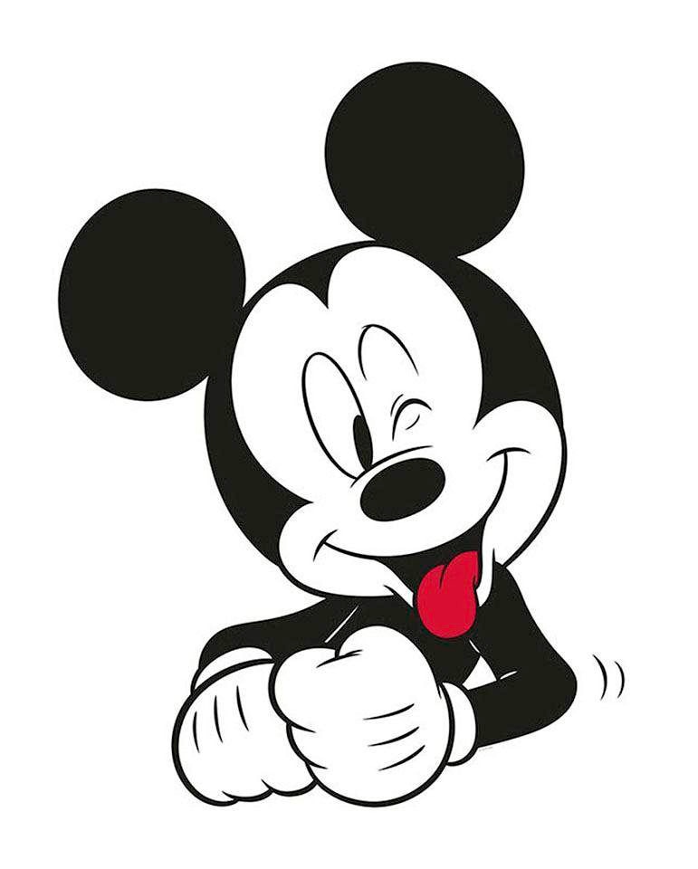 Image of Komar Bild "Mickey Mouse Funny" Disney 1 Stk. tlg. Wandbild zur Dekoration im Kinderzimmer - ohne Rahmen