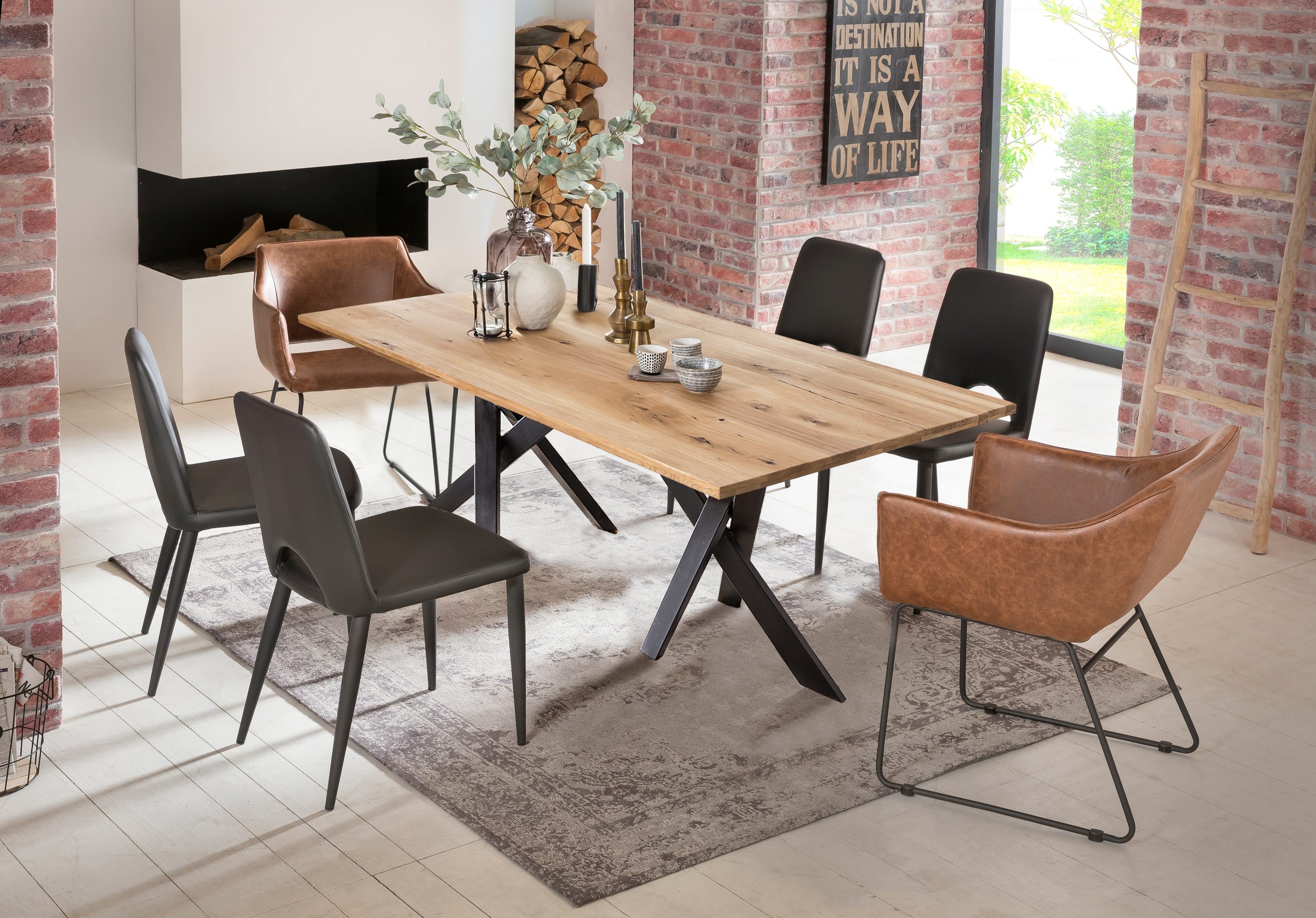 SIT Plateau de table 1 cuis tlg. avec finition huilée