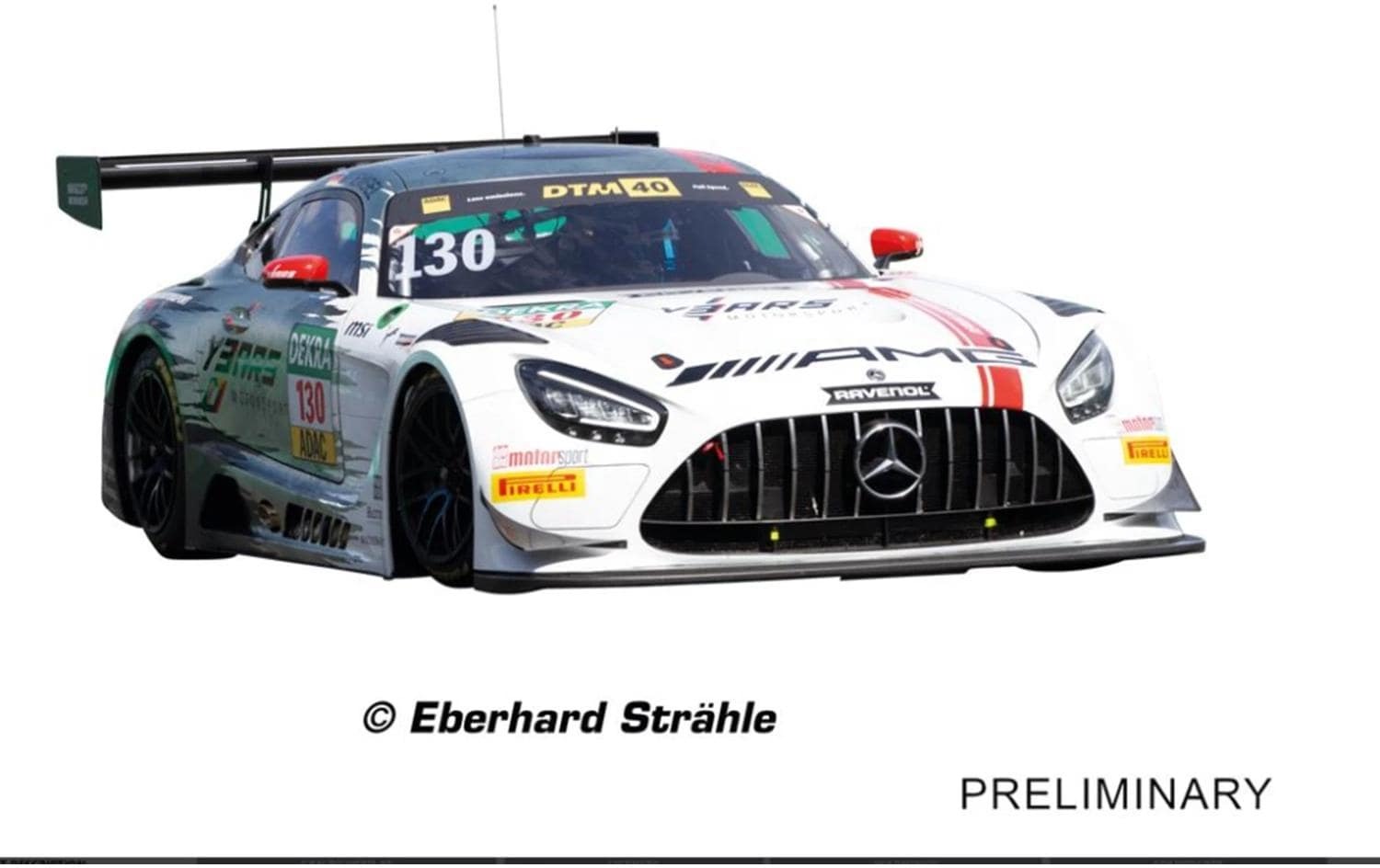 Carrera® Voiture de course »Mercedes AMG GT3 EvoNo.130 Slotcar 1:32« slot car digital Mercedes-AMG GT3 Evo à l'échelle 1:32
