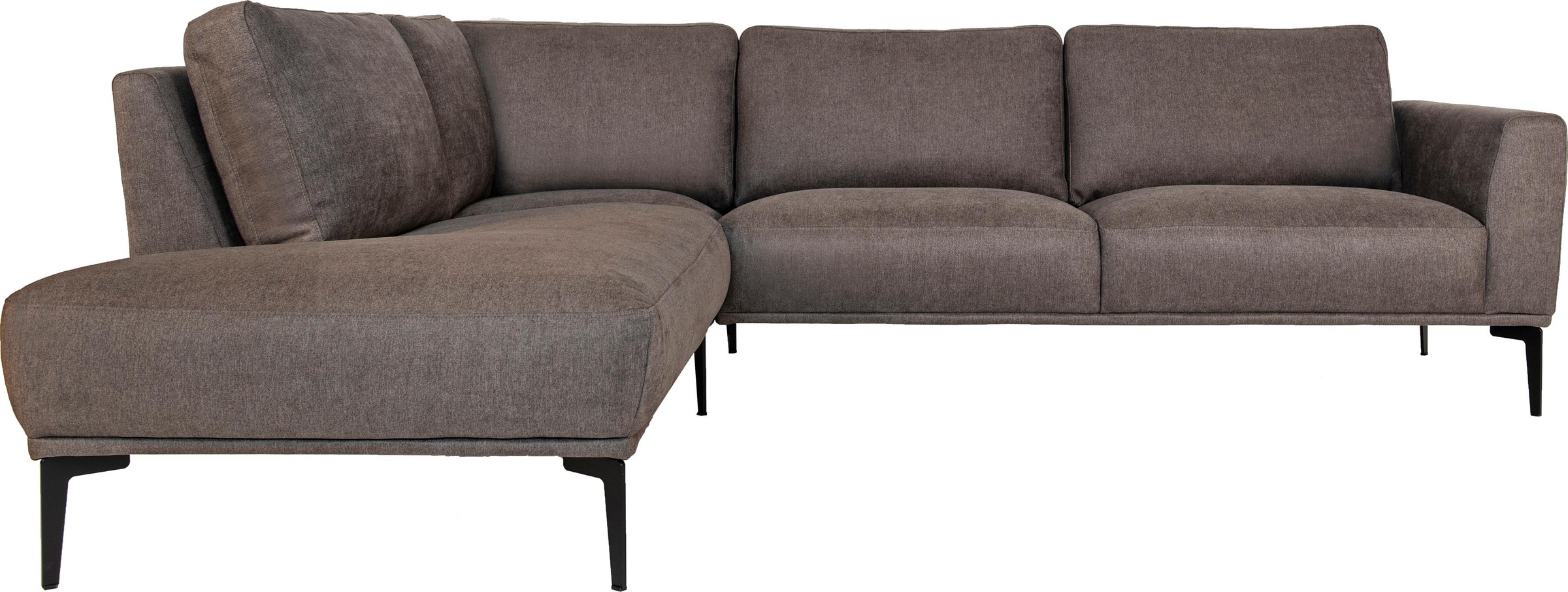 Image of Places of Style Ecksofa »Odda«, Ecksofa mit Ottomane mit Metallfüssen in besonderem Design bei Ackermann Versand Schweiz