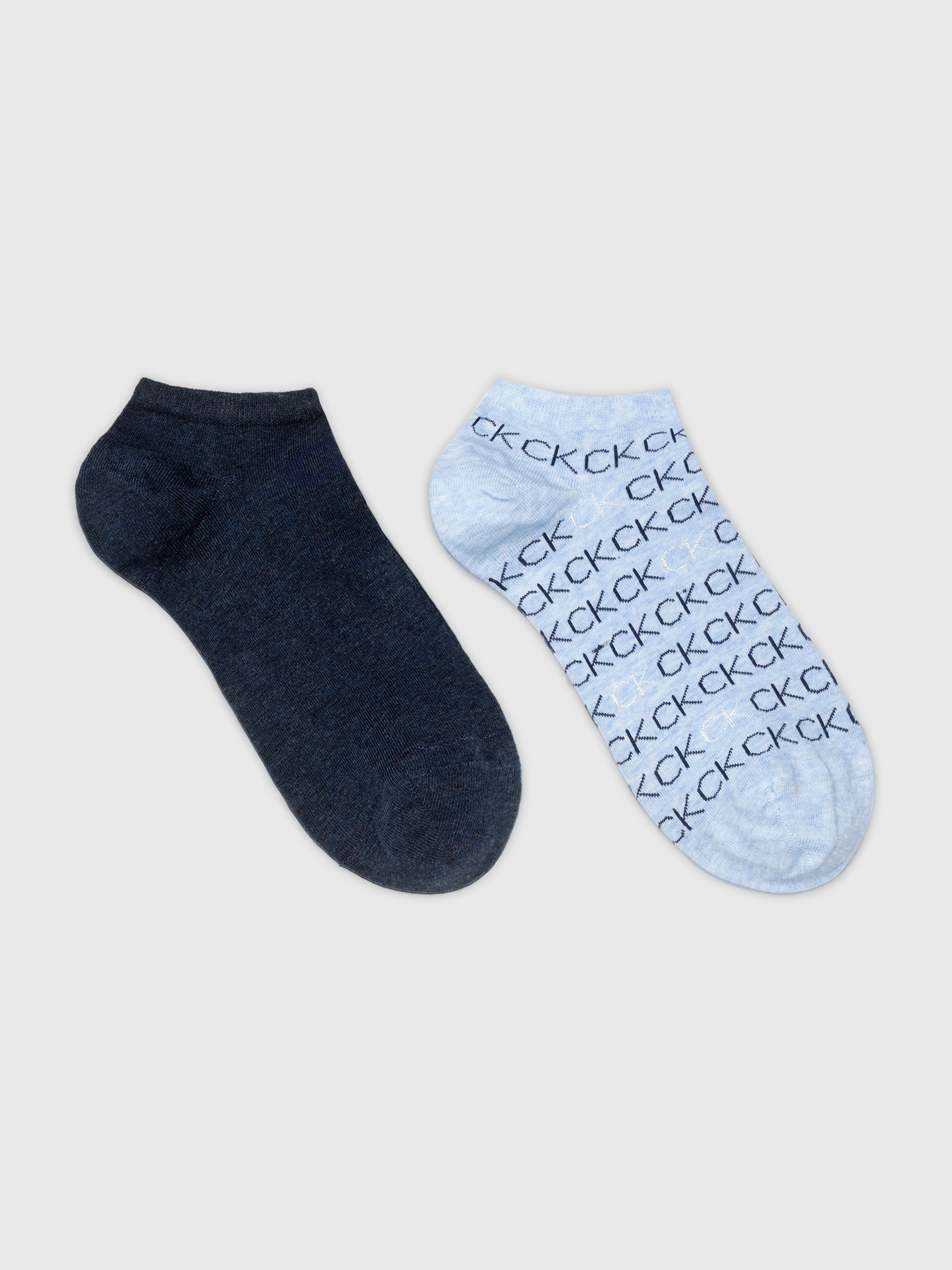 Calvin Klein Jeans Sneakersocken »CK WOMEN SNEAKER 2P ALL OVER LOGO«, (2 Paar), Einheitsgrösse, flexible Passform