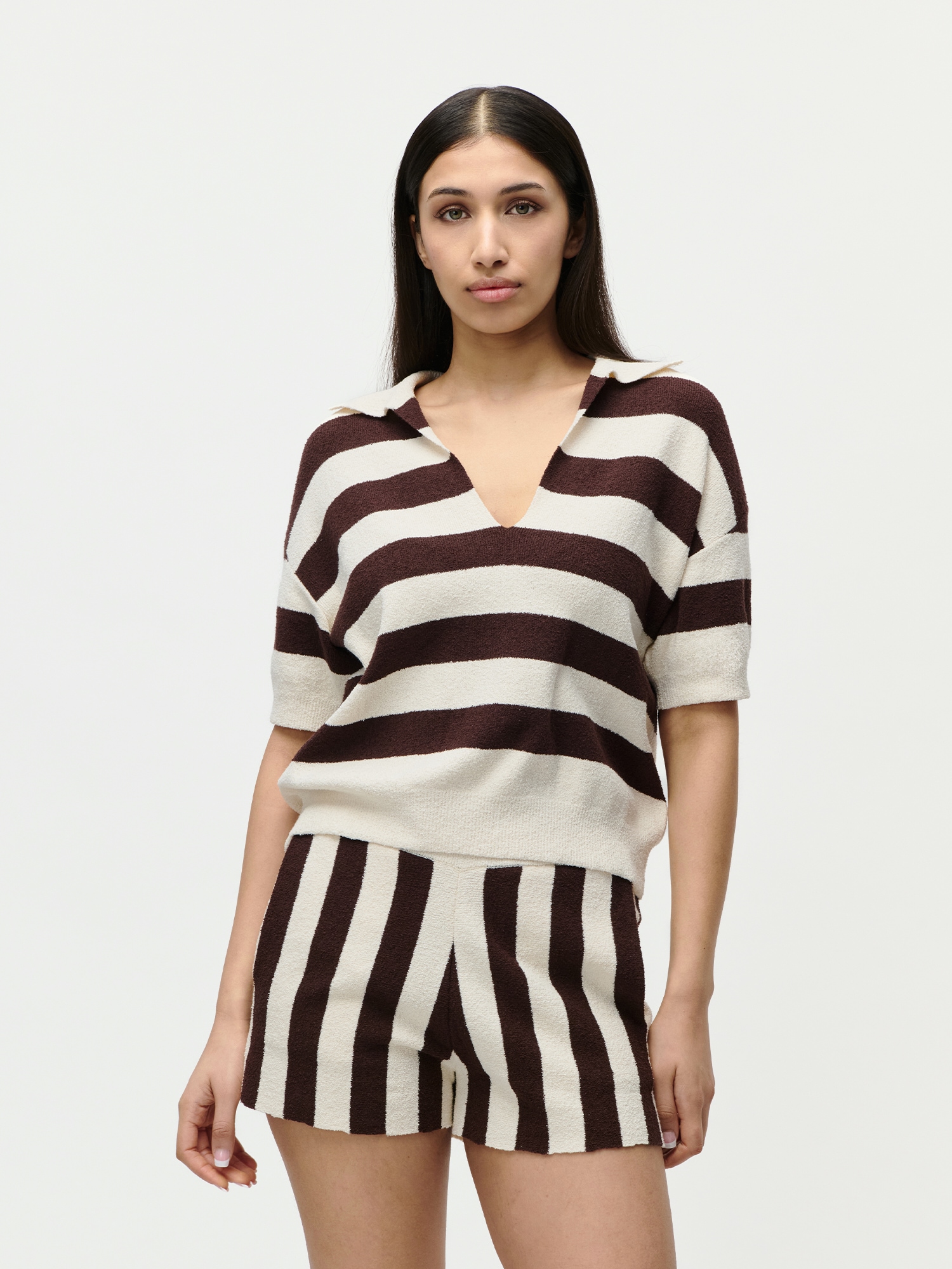 Image of LeGer T-Shirt "Lisey, LeGer by Lena Gercke" Regular fit mit Polokragen