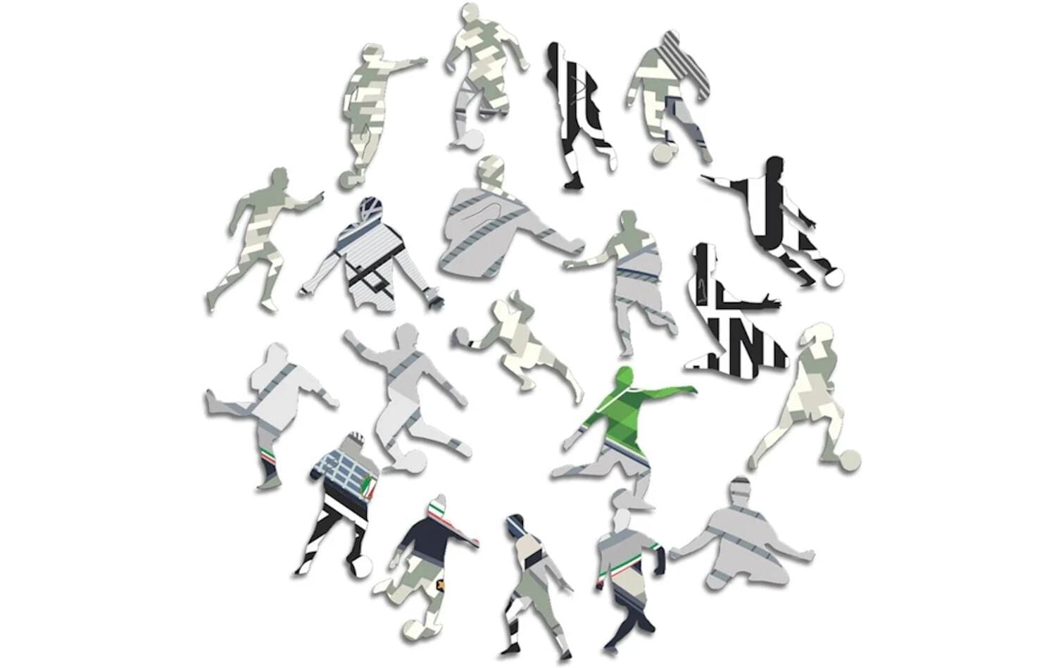   Puzzle »Iconic Juventus Fc – Allianz Stadium« Holzart: Birke (Herkunftsland: China)