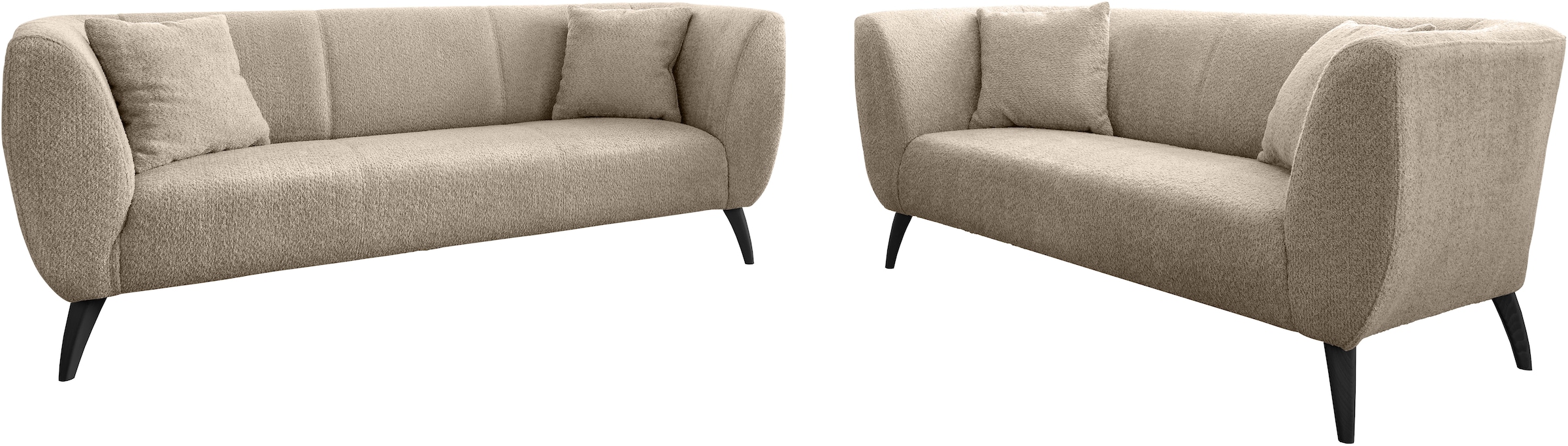 Image of Home affaire Polstergarnitur "Lazio modern und bequem, schmale Armlehnen, tolle Detailverarbeitung" Set, 3-Sitzer und 2-Sitzer, 2 Stk. tlg. auch als Loveseat erhältlich
