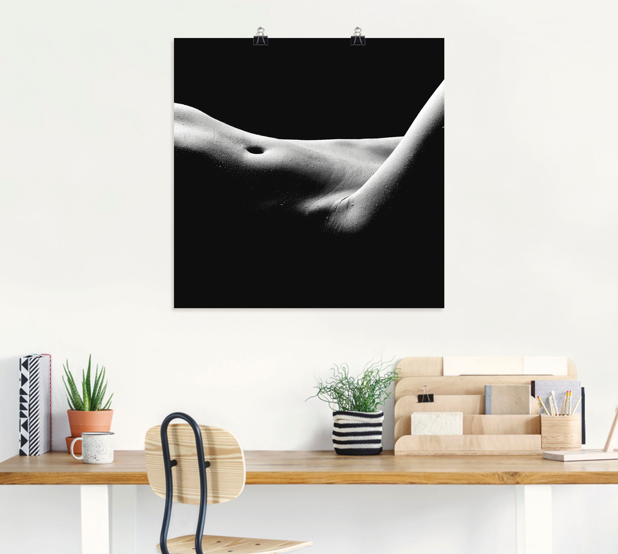 Artland Wandbild »Körperausschnitt einer nackten Frau«, Frau, (1 St.), als Leinwandbild, Poster in verschied. Grössen