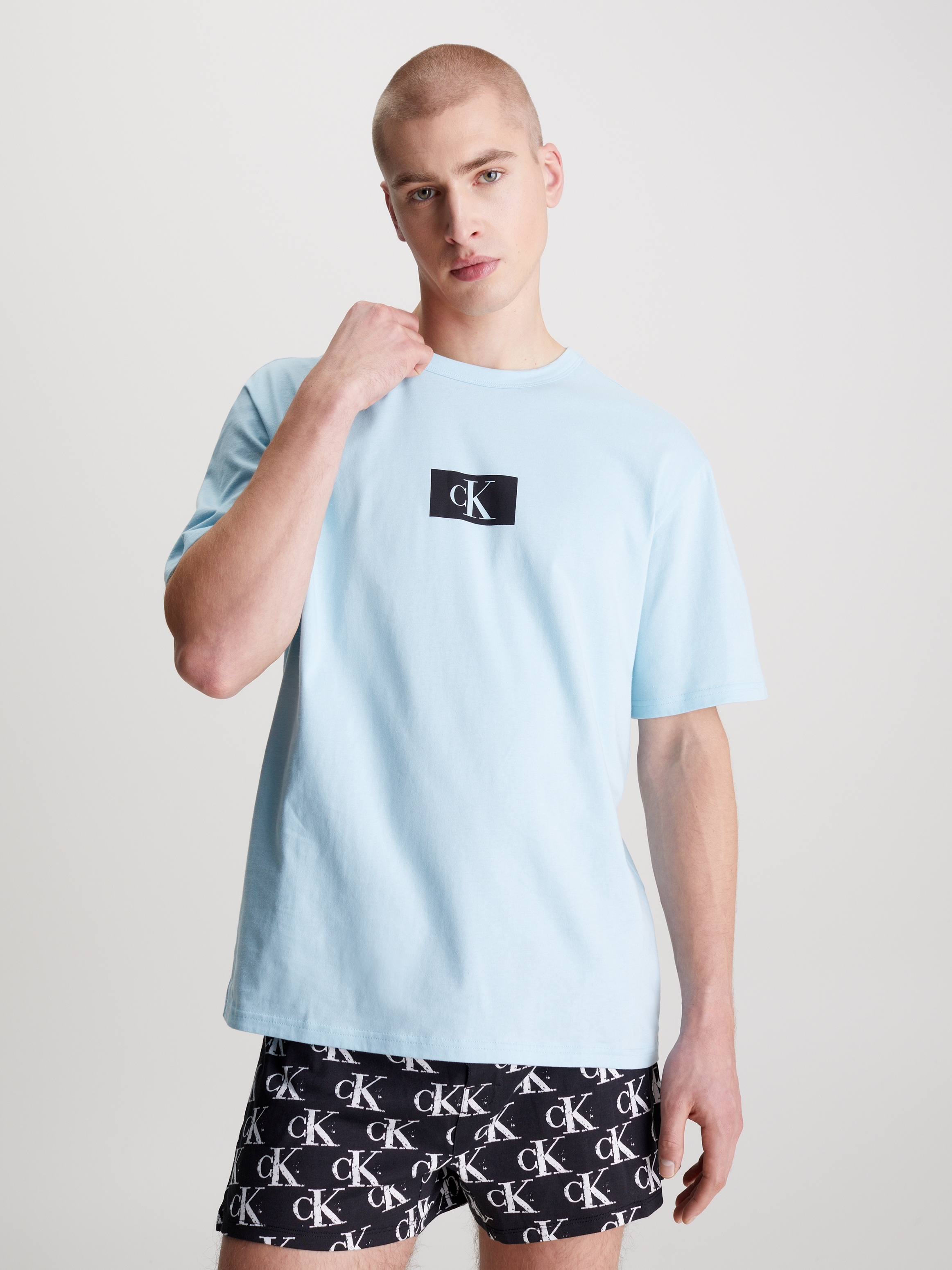 T-Shirt »S/S CREW NECK«, mit Calvin Klein Markenlabel