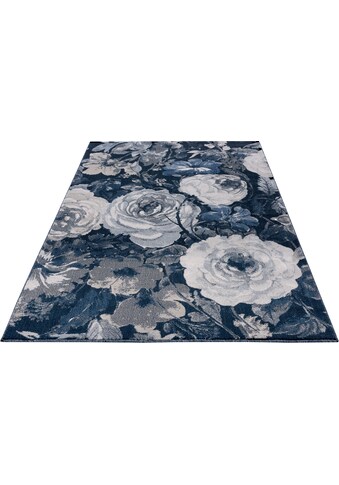 MINT RUGS Teppich »Peony«, rechteckig, 10,5 mm Höhe, Kurzflor, Florales Design,... kaufen