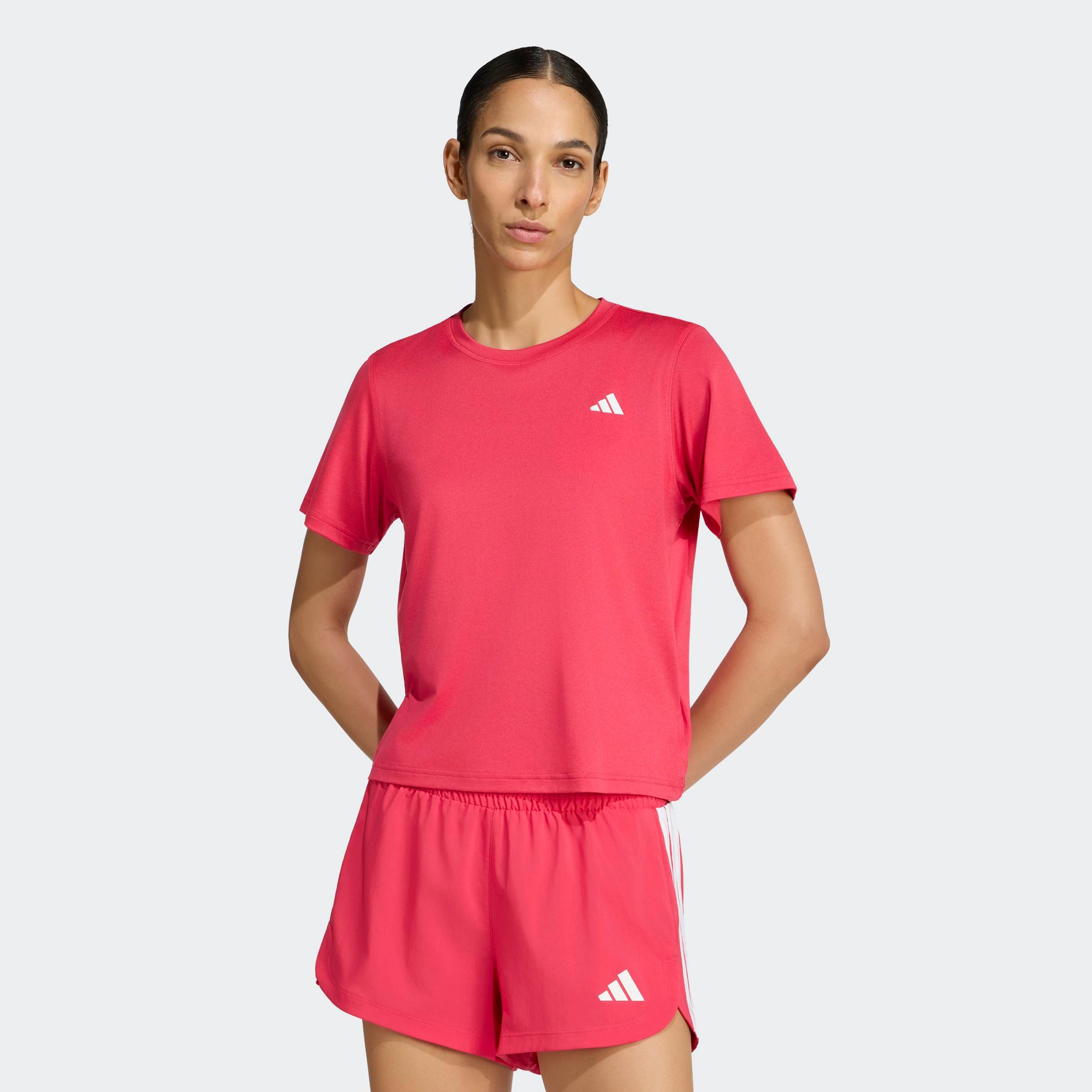 Image of adidas Performance T-Shirt "WORKOUT ESSENTIALS" für Erwachsene, mit Rundhalsausschnitt, ohne Verschluss, aus Polyester