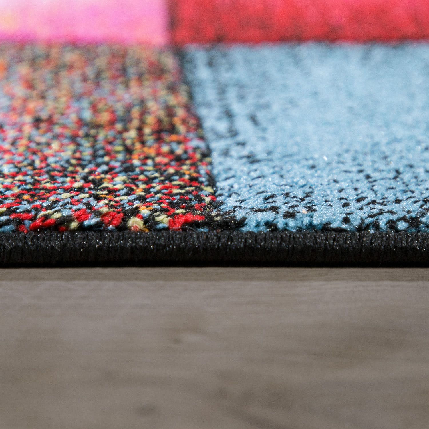 Paco Home Teppich »Smaragd Muster, auch Läufer mit als Karo rechteckig, 3D-Design, 753«, Kurzflor, jetzt kaufen erhältlich