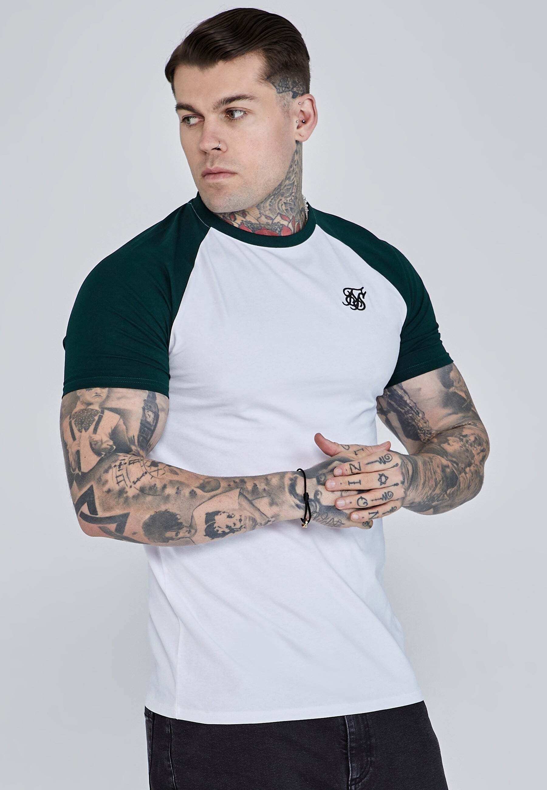 Siksilk T-Shirt »Siksilk T-Shirt Raglan T-Shirt«