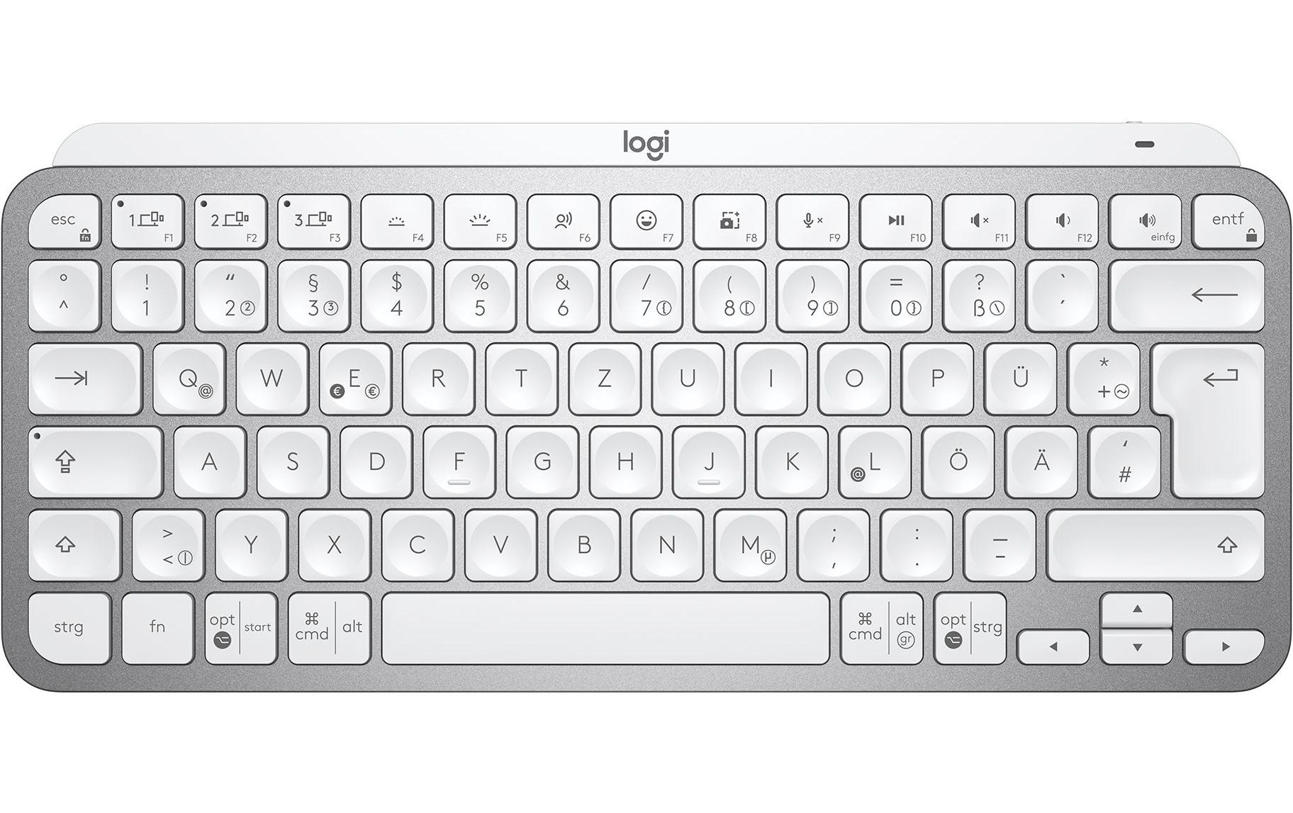 Wireless-Tastatur »MX Keys Mini Pale Grey CH-Layout«