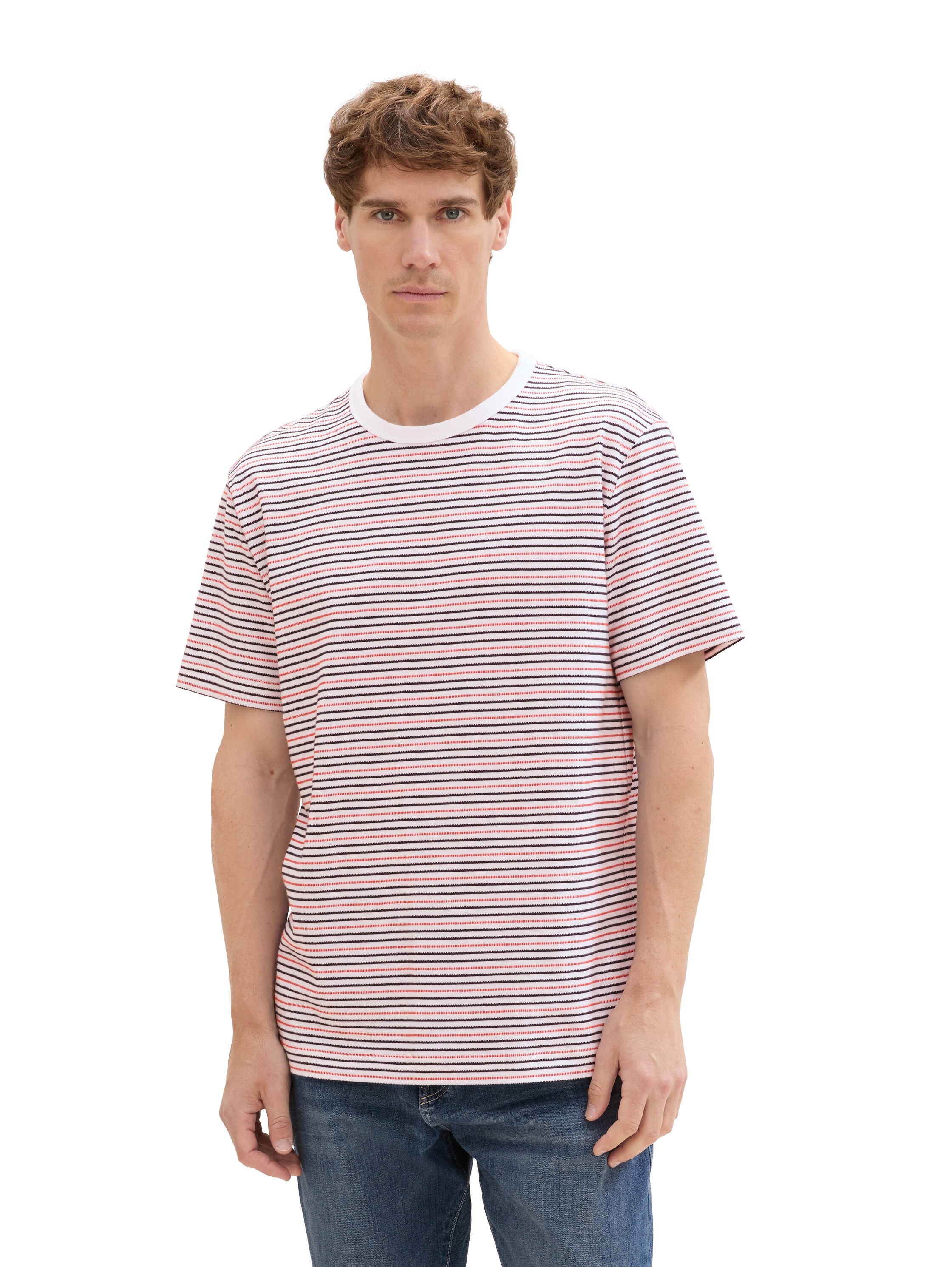 T-Shirt, im Streifen-Design