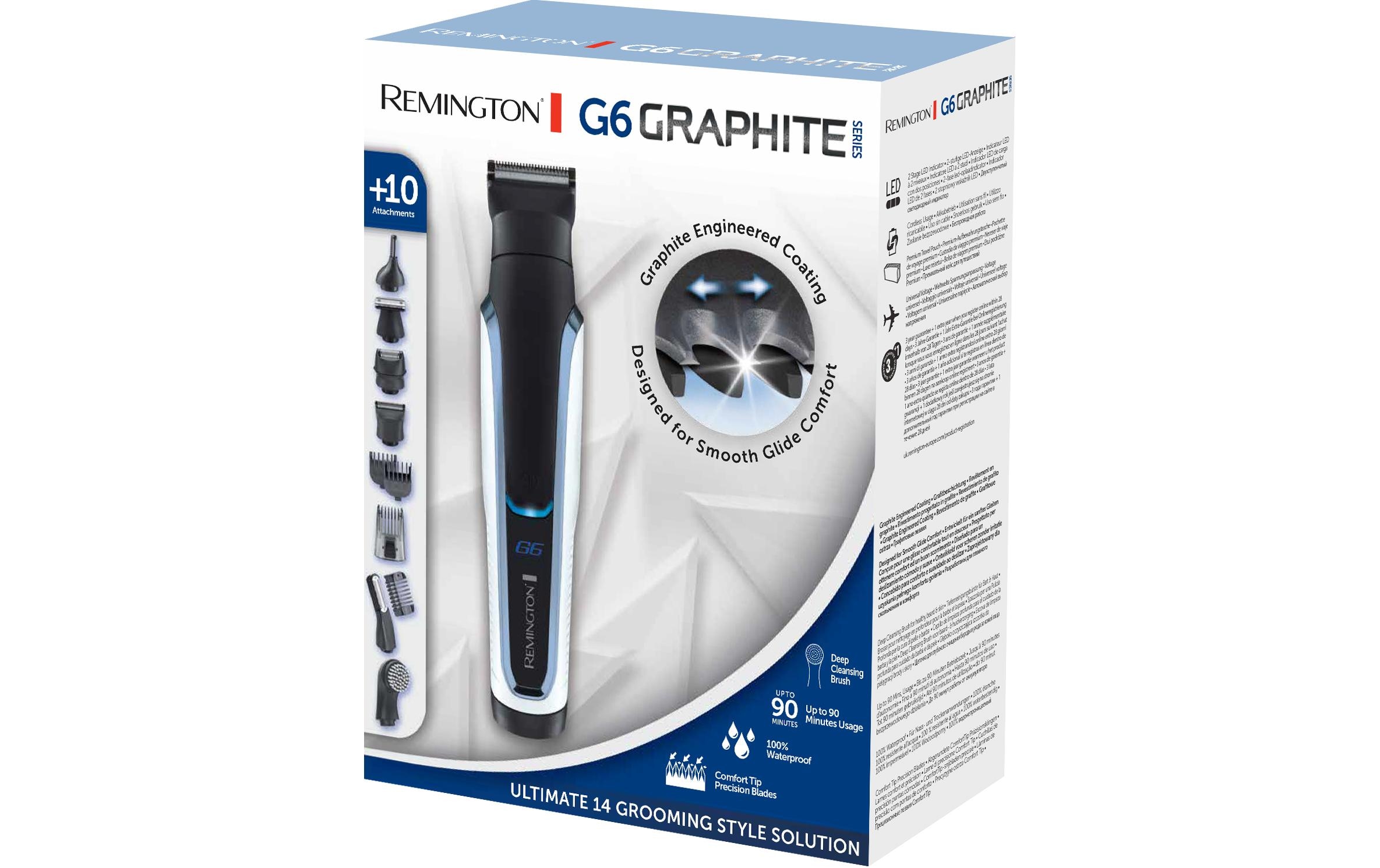 Remington Haarentferner-Set »Remington Multirasierer PG6000 Graphite Series G6«