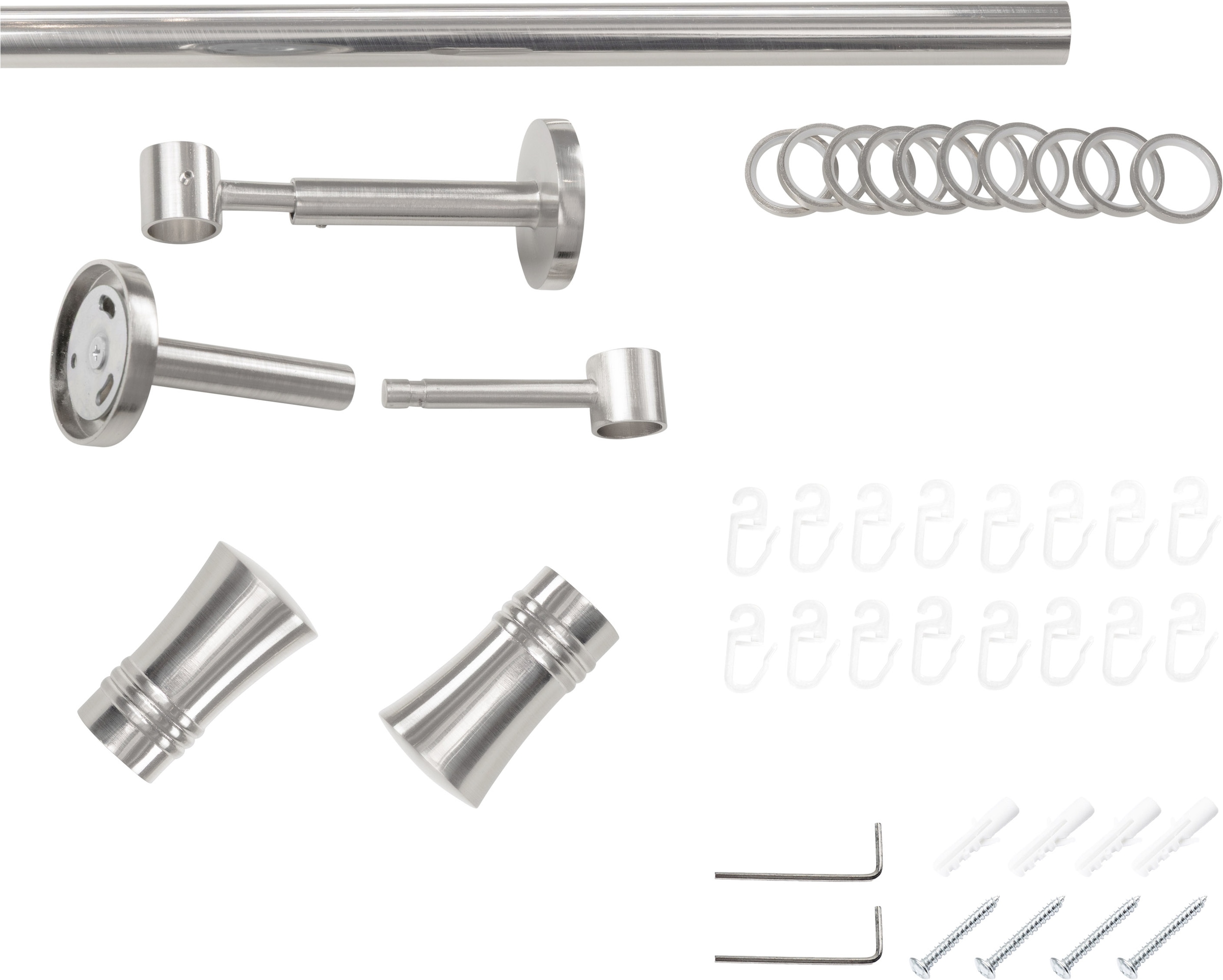 SN DECO GROUP Gardinenstange Ø 19 mm Fixmass;kürzbar