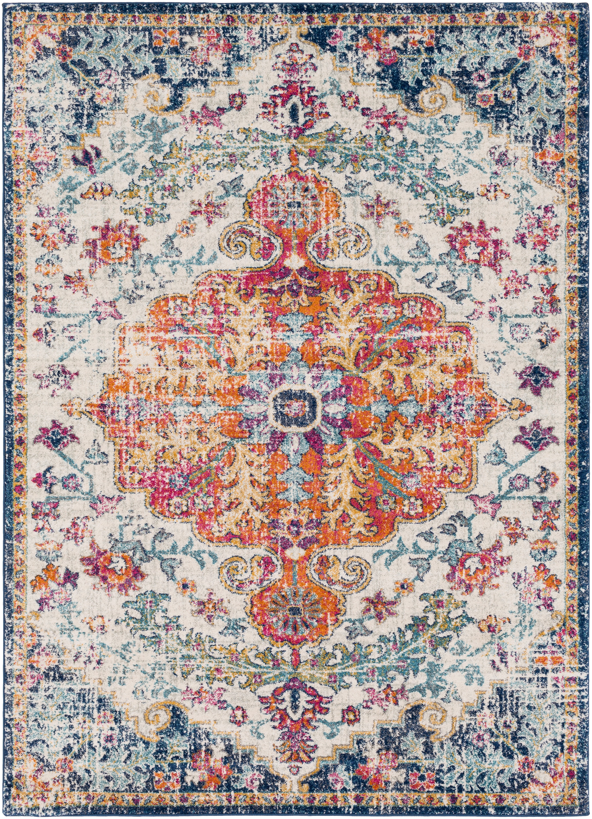 Livabliss Teppich »MUNICH«, rechteckig, 11 mm Höhe, Vintage Orientteppich, Kurzflor Boho Wohnzimmerteppich, Läufer