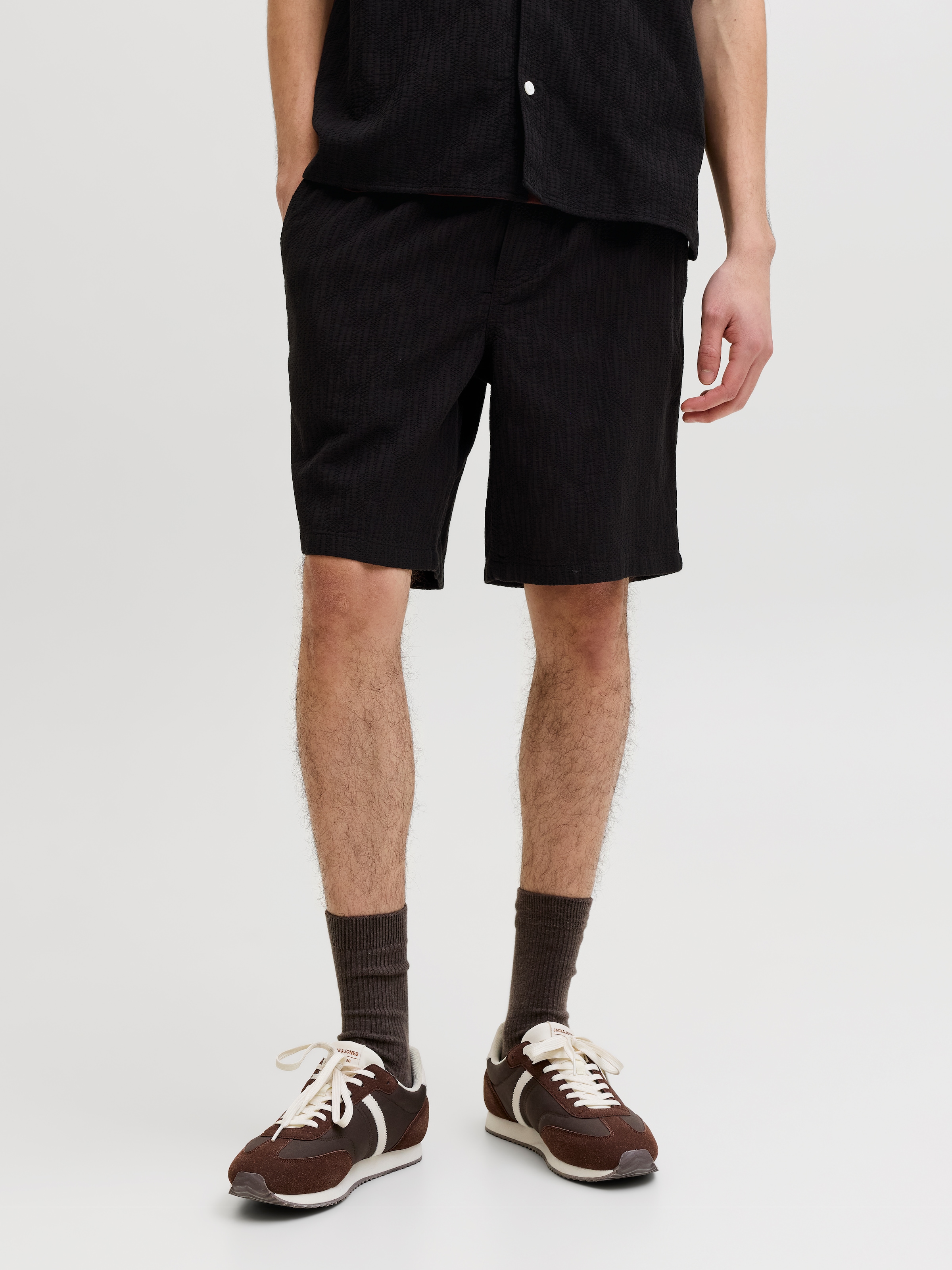 Image of Jack & Jones Shorts "JPSTJAIDEN WAVY JOGGER SHORTS REG SN" Baumwolle, relaxed fit