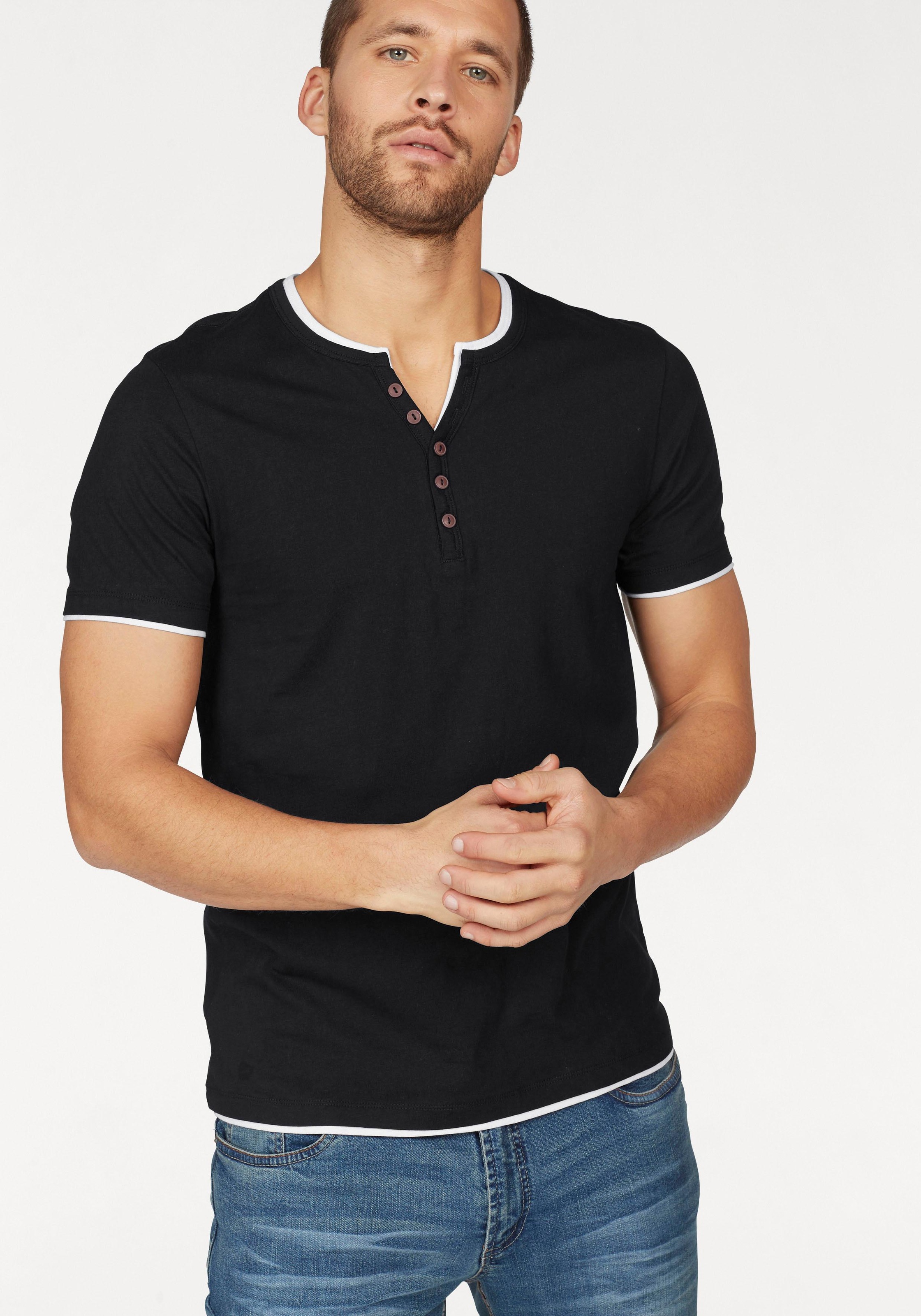 Image of John Devin Layershirt, mit Zierknopfleiste bei Ackermann Versand Schweiz