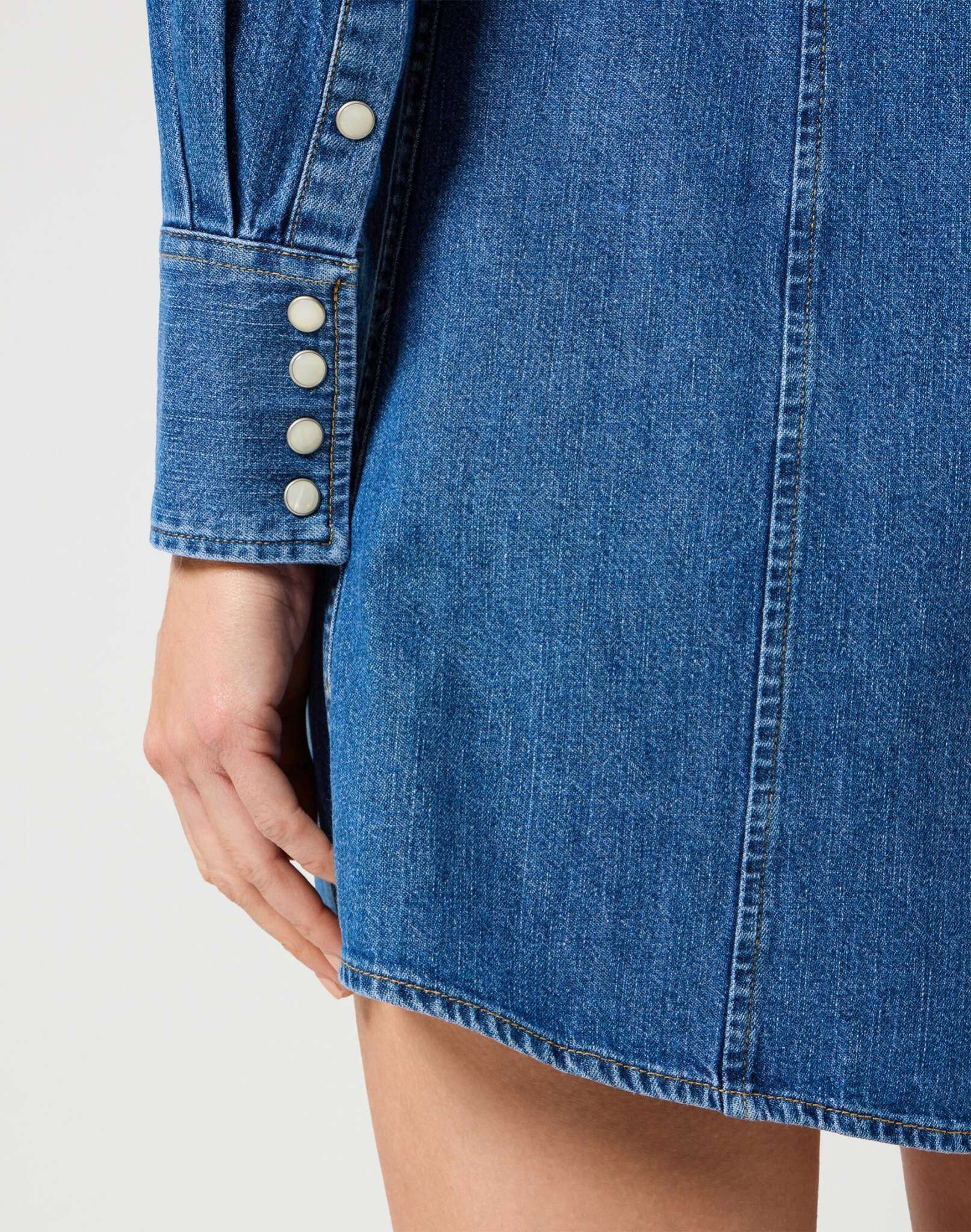 Wrangler Robe en jean »WRANGLER Jeanskleid Reg Denim Dress«